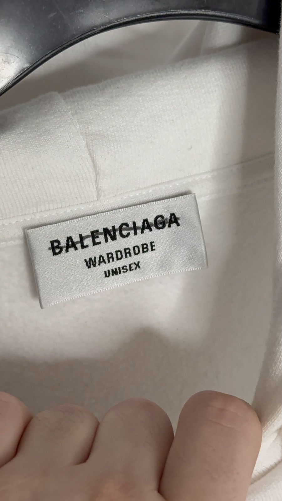 Balenciaga ✅Balenciaga White Pixel Logo Oversized Hoodie Size US XS / EU 42 / 0 - 3 Thumbnail