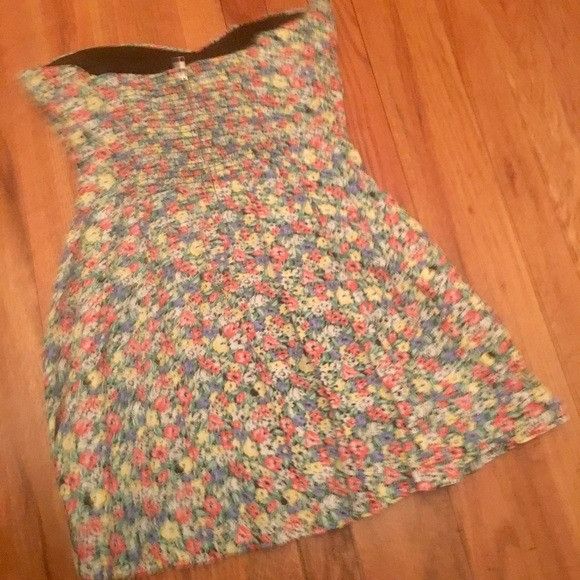 MINKPINK MinkPink floral strapless zipper mini dress Size M / US 6-8 / IT 42-44 - 7 Thumbnail