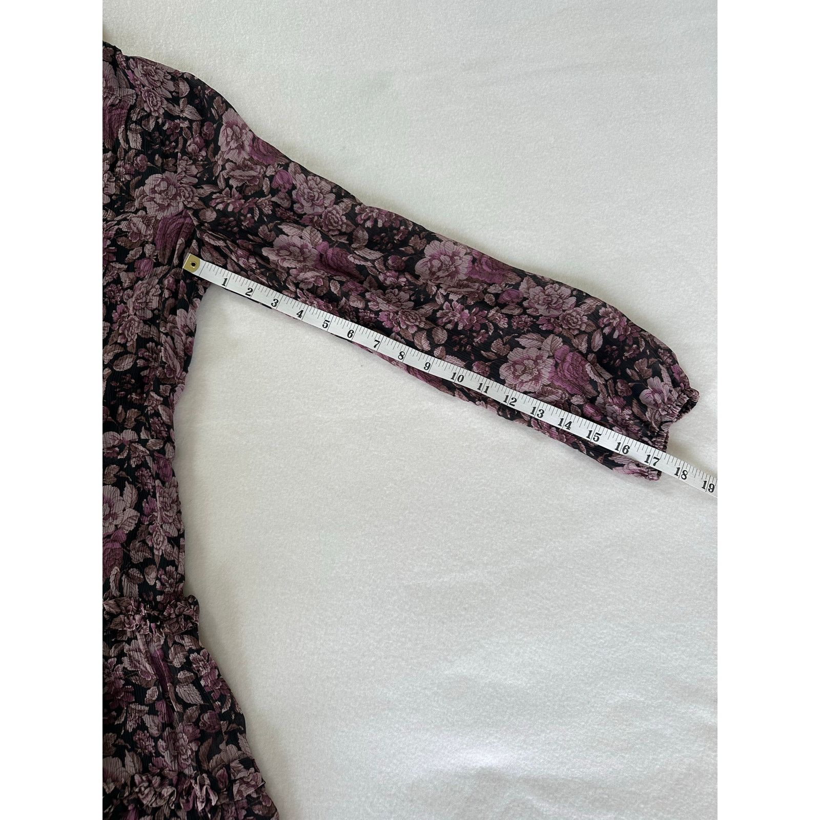 Paige Paige Fernanda Silk Minidress Purple Floral Spring Size XS Size XS / US 0-2 / IT 36-38 - 7 Thumbnail