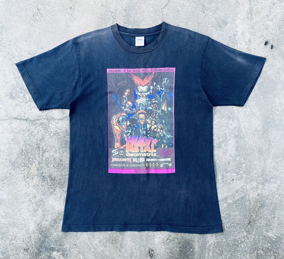 Band Tees Vintage Anime Game Heavy Metal Geomatrix Distressed Tees Size US L / EU 52-54 / 3 - 1 Thumbnail