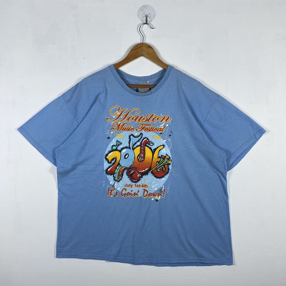 Rap Tees × Vintage Vintage 00's HOUSTON MUSIC FESTIVAL It's Goin' Down Tee Size US XL / EU 56 / 4 - 5 Thumbnail