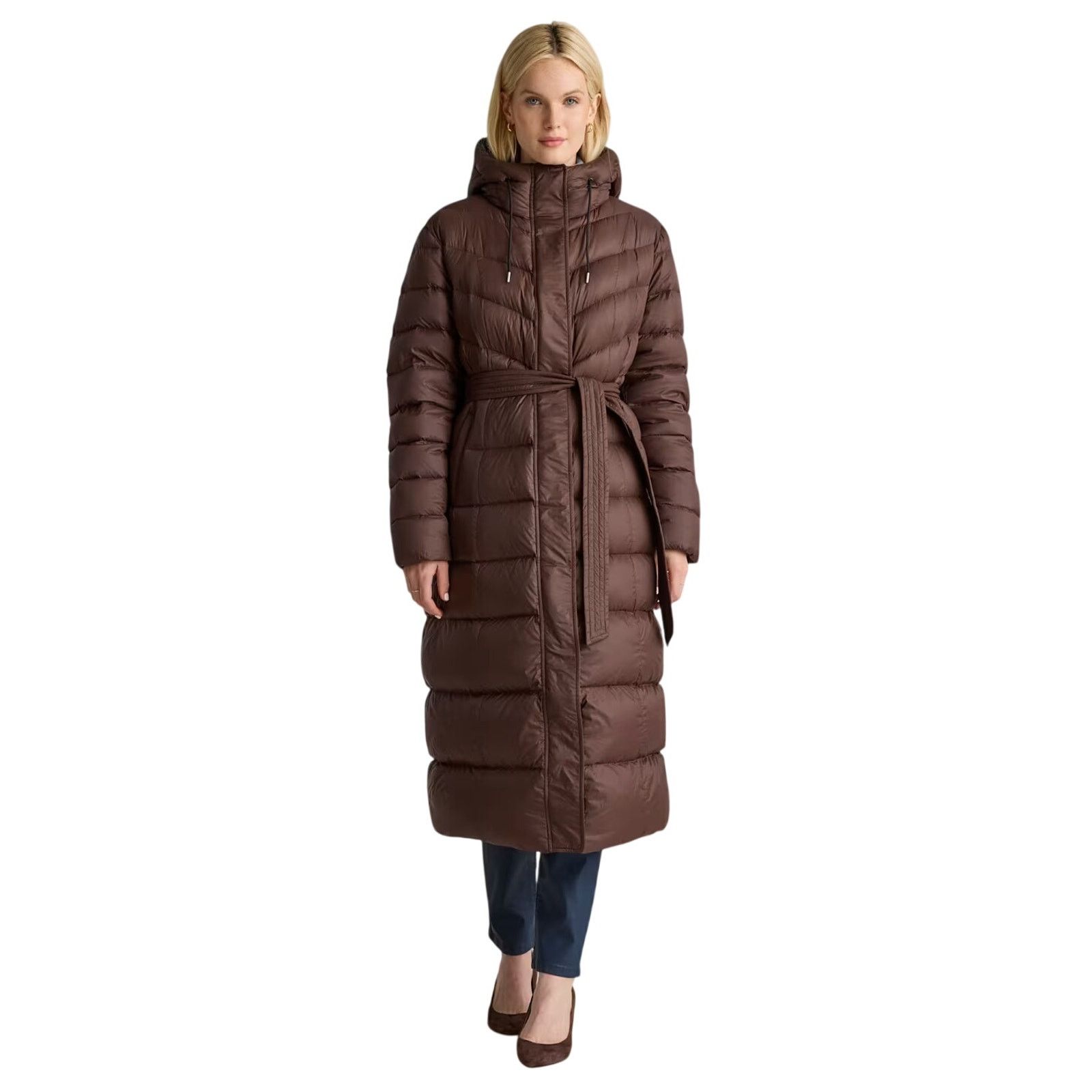 Quince *No Belt Quince Large Responsible Down Long Puffer Coat Size L / US 10 / IT 46 - 1 Thumbnail