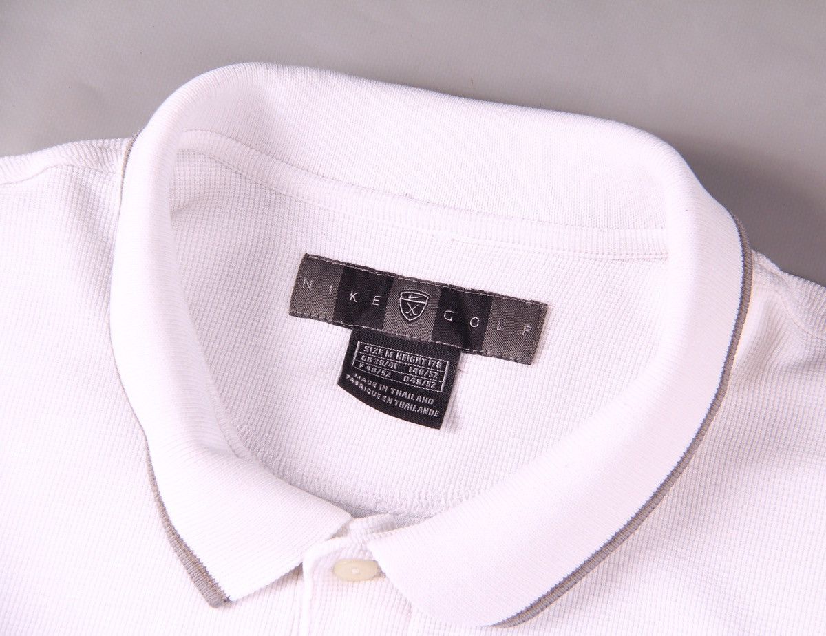 Nike Nike Golf Vintage Gold White Polo Shirt Tennis Acg Nsw Air M Size US M / EU 48-50 / 2 - 3 Thumbnail