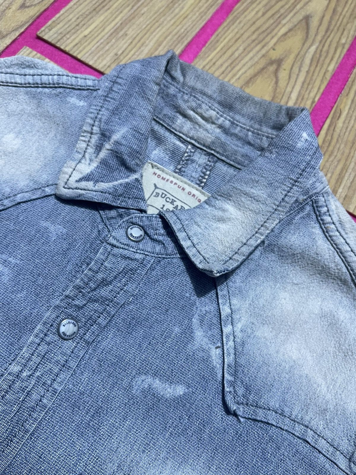 If Six Was Nine VINTAGE Y2K BUCKAROO long sleeve shirt with a rare pattern Size US M / EU 48-50 / 2 - 6 Thumbnail