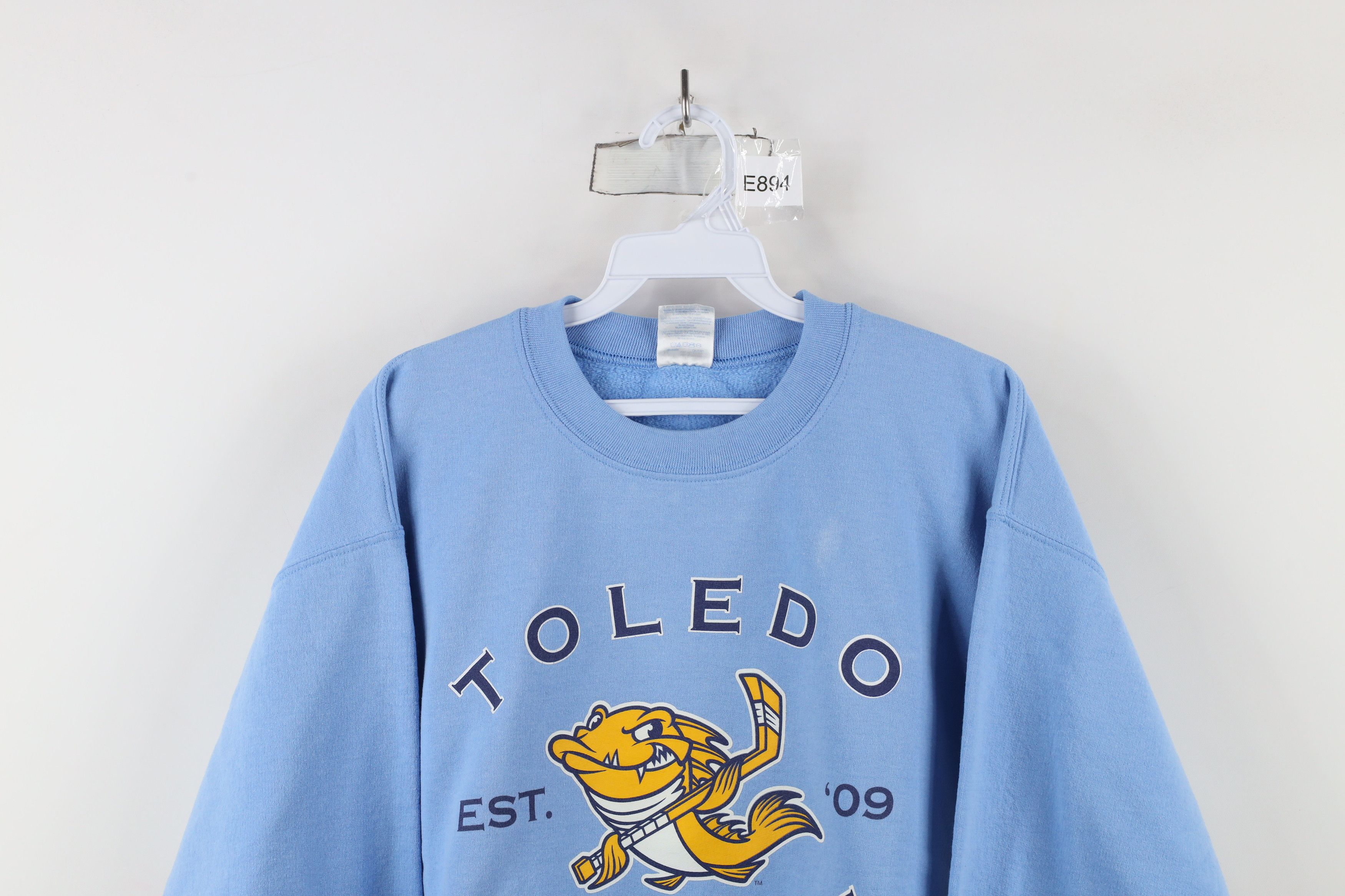 Vintage Vintage Spell Out Toledo Walleye Hockey Crewneck Sweatshirt Size US M / EU 48-50 / 2 - 2 Thumbnail