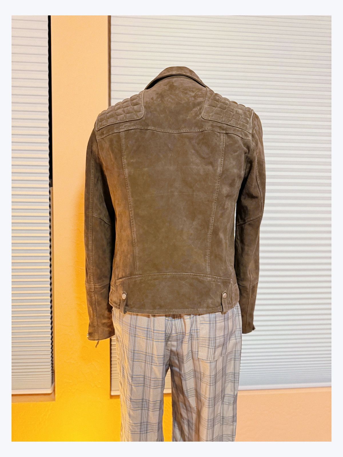 Allsaints ALLSAINTS Suede Biker Jacket – Small (New without Tag) Size US S / EU 44-46 / 1 - 8 Thumbnail