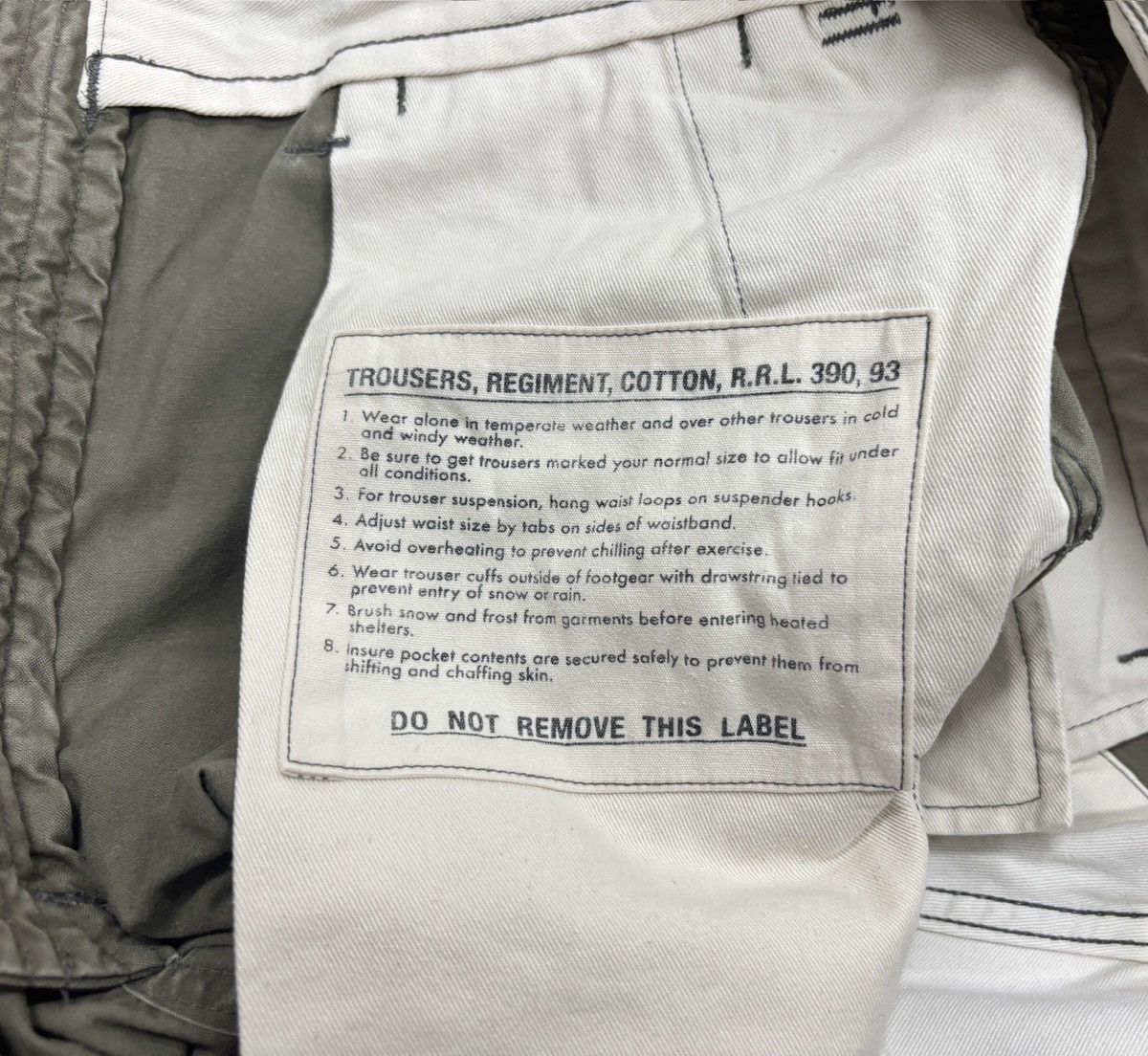 RRL Ralph Lauren Double RL RRL Canvas Surplus Cargo Pants Size US 31 - 10 Thumbnail