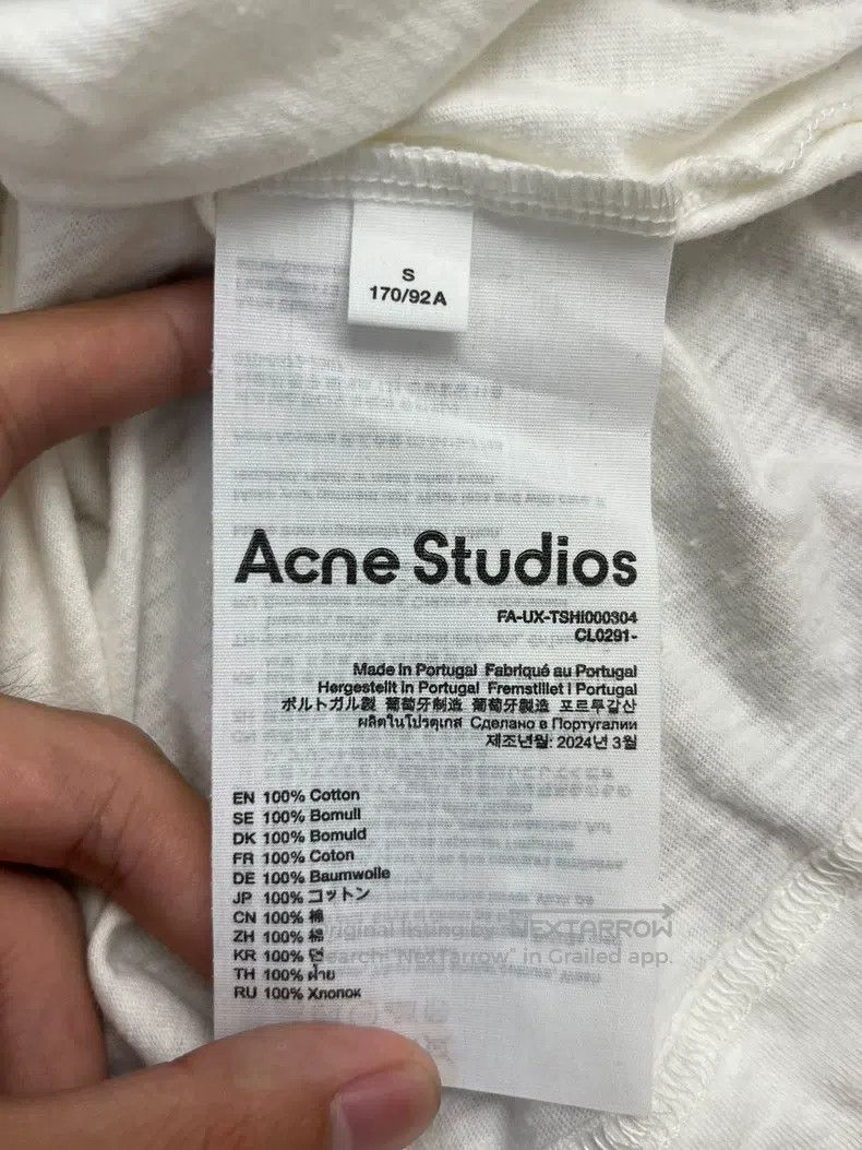 Acne Studios Acne Studios Face Expression Teddy Bear Printed Short Slee Size US S / EU 44-46 / 1 - 4 Thumbnail