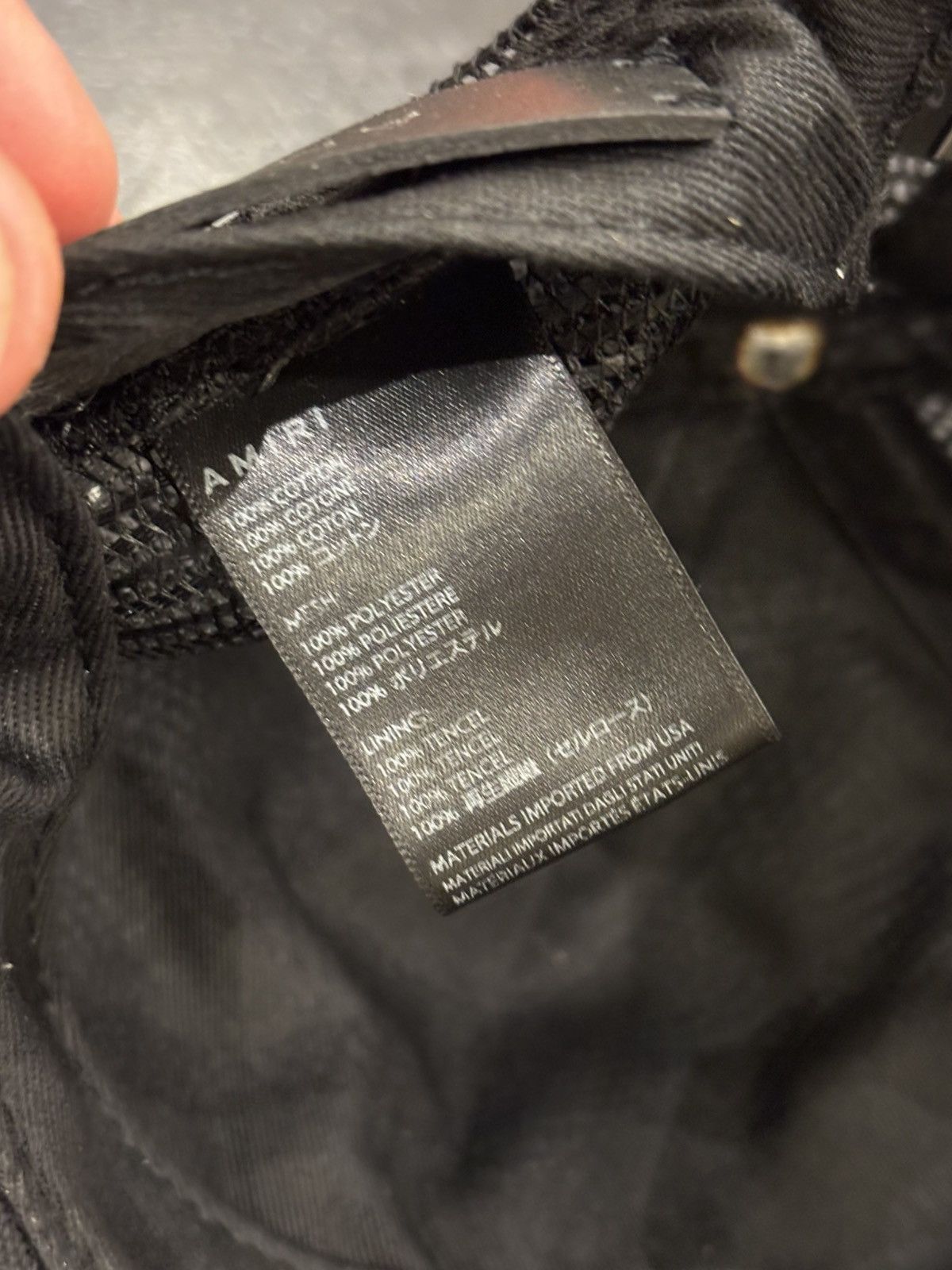 Amiri Amiri MA Logo Hat Size ONE SIZE - 4 Thumbnail