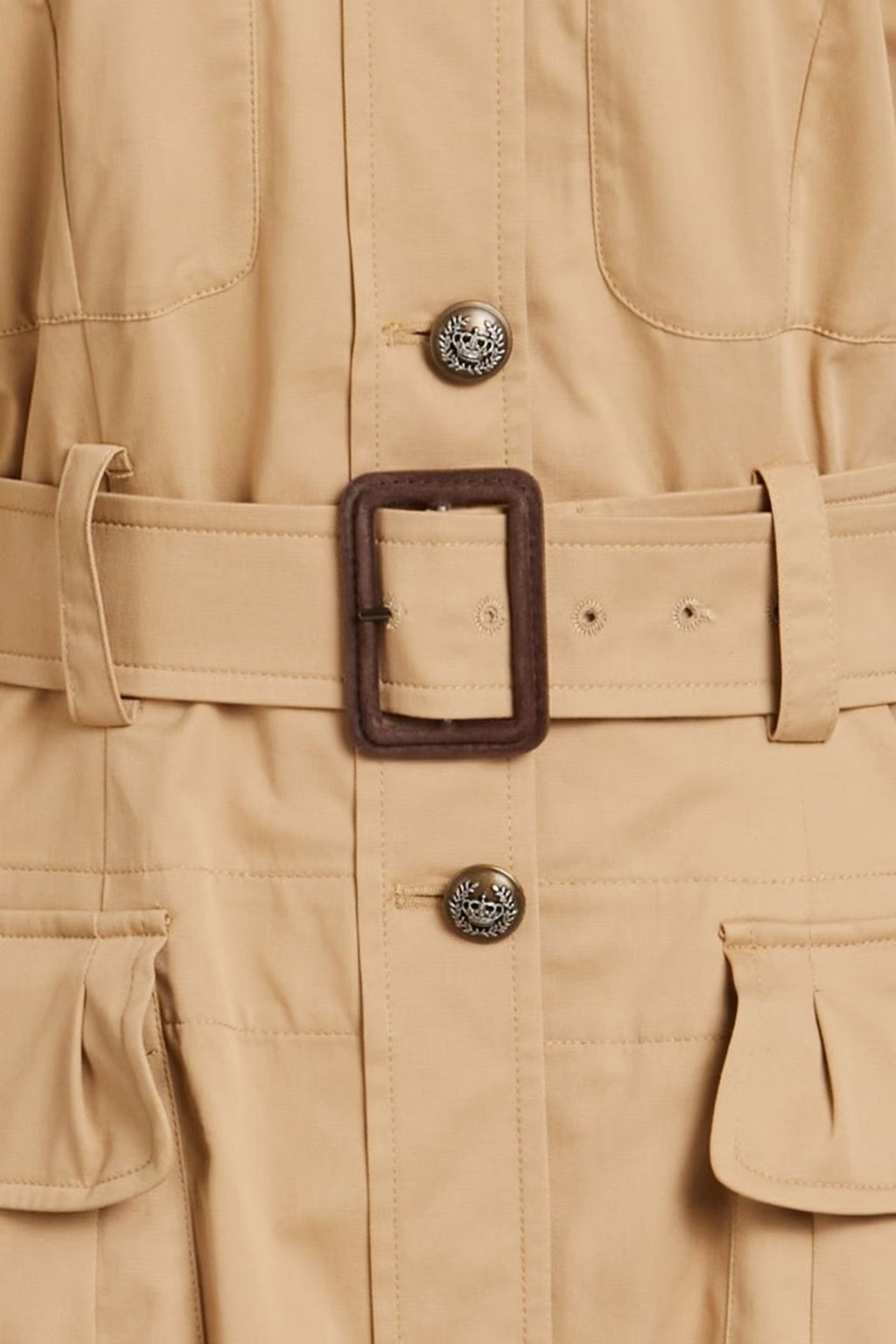 Dolce & Gabbana o1y0825 Safari Jacket in Beige Size L / US 10 / IT 46 - 4 Thumbnail