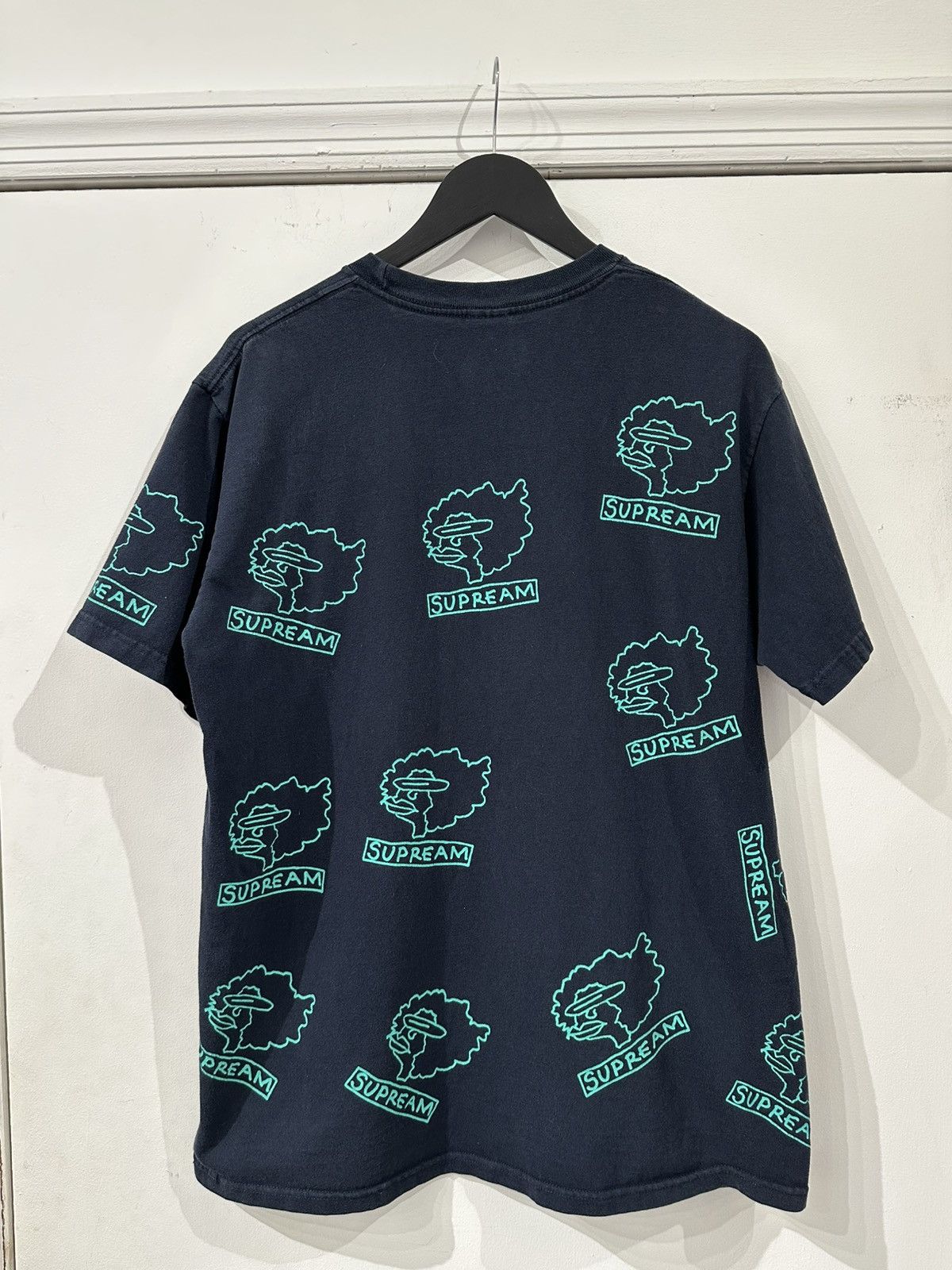 Supreme Supreme Gonz Heads All-Over Print T-Shirt Navy Size L Size US L / EU 52-54 / 3 - 5 Thumbnail