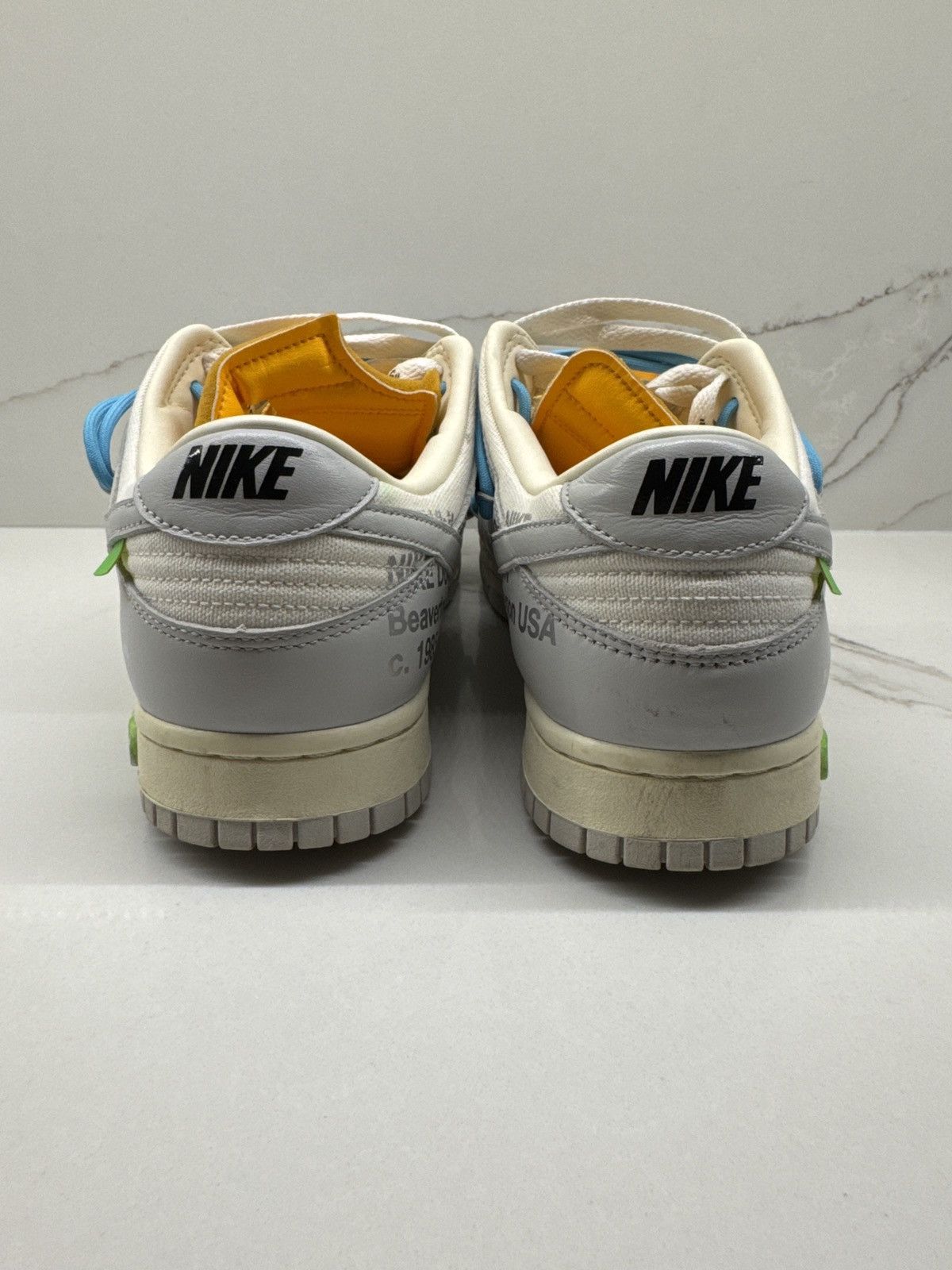 Nike × Off-White × Virgil Abloh Off-White x Nike Dunk Low Lot 02 Size US 10 / EU 43 - 10 Thumbnail