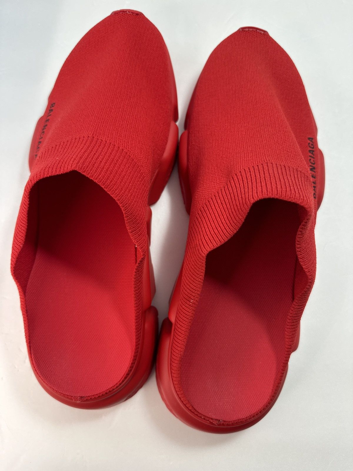 Balenciaga New Authentic Women’s Balenciaga Red Speed Mule sneakers San Size US 9.5 / EU 42-43 - 15 Thumbnail