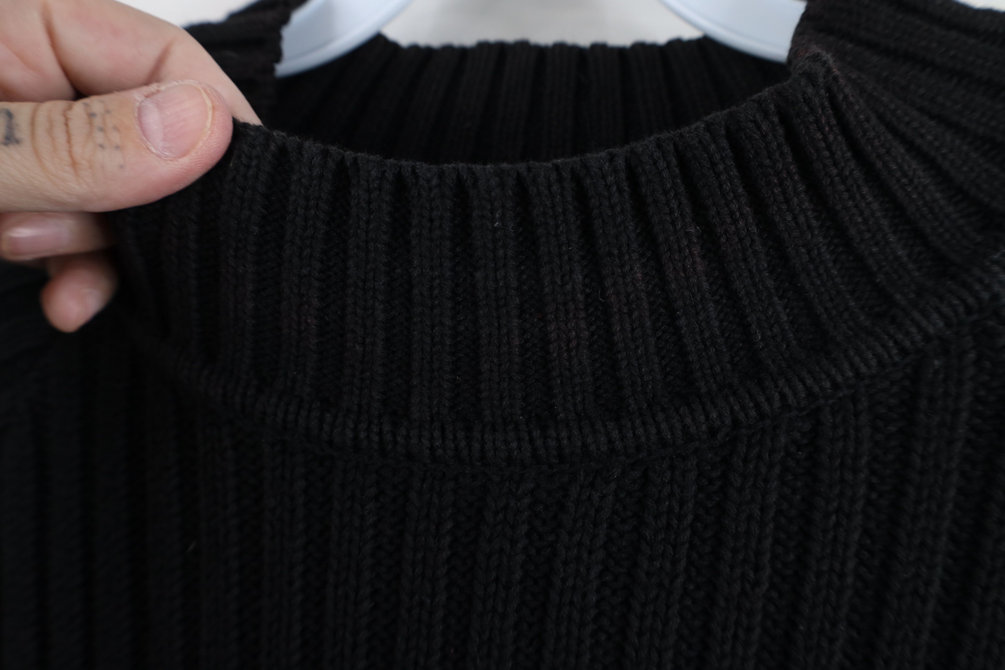 Vintage Vintage 90s Streetwear Knit Fair Isle Mock Neck Sweater Size L / US 10 / IT 46 - 4 Thumbnail
