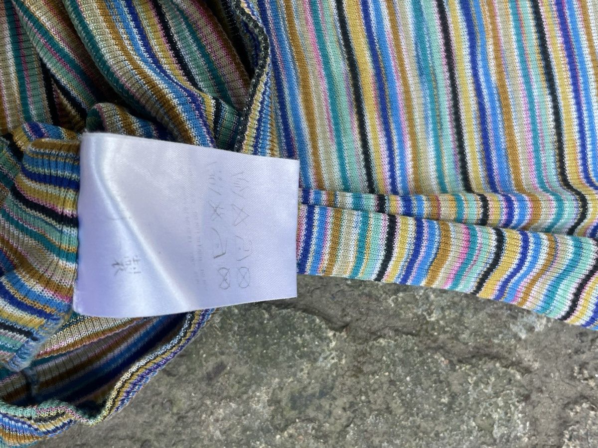 Missoni Vintage 00’s Missoni Sport T-Shirt Multicoloured RARE Size S / US 4 / IT 40 - 6 Thumbnail