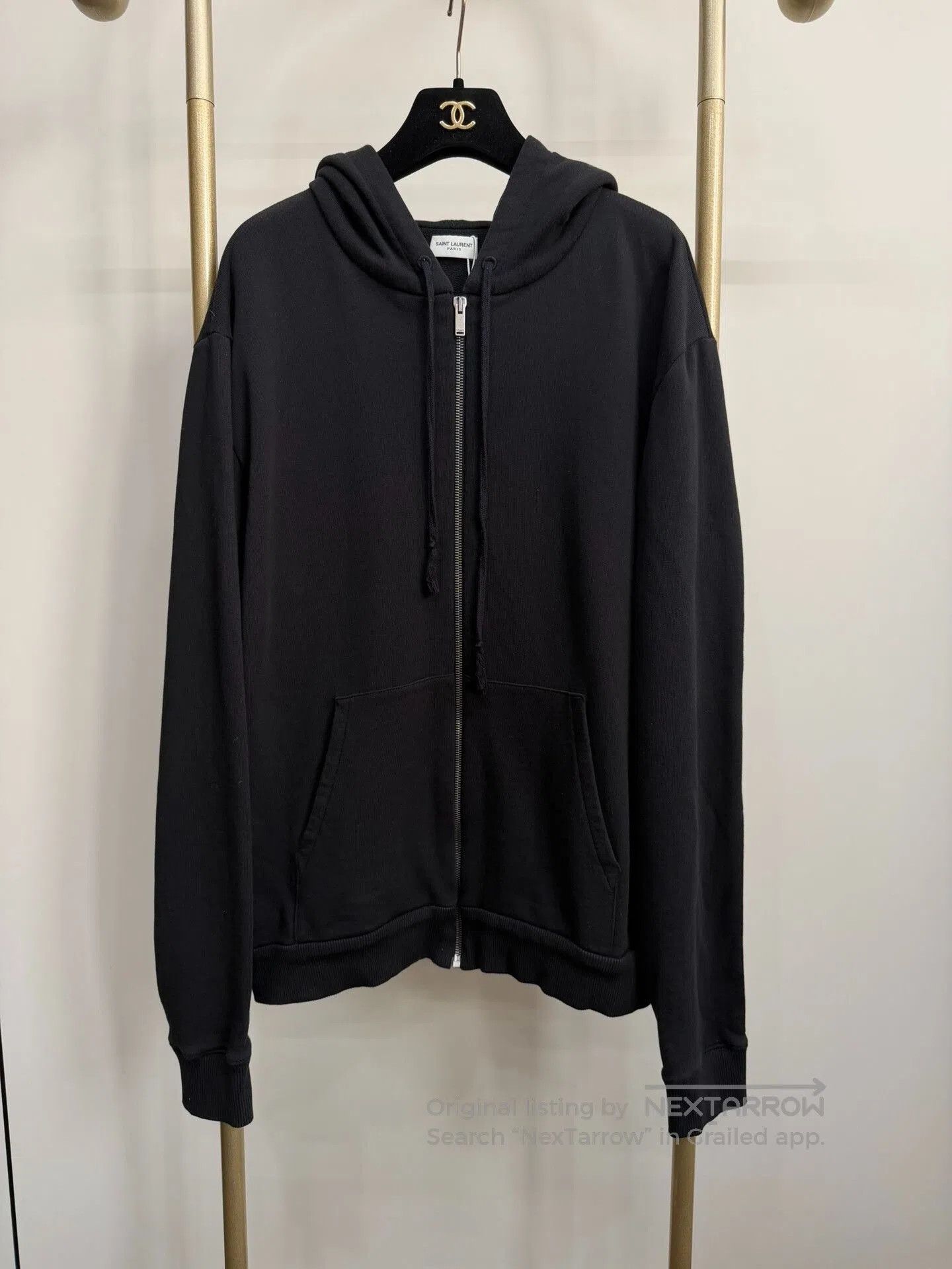 Yves Saint Laurent Saint Laurent YSL Logo Zip Hoodie XXL. Size US XXL / EU 58 / 5 - 1 Thumbnail