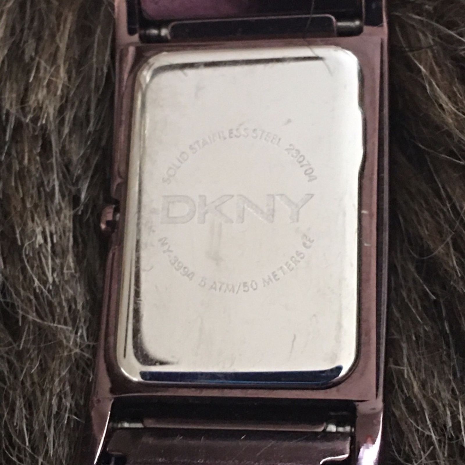 DKNY DKNY ladies brown stainless steel mesh band watch Size ONE SIZE - 12 Thumbnail