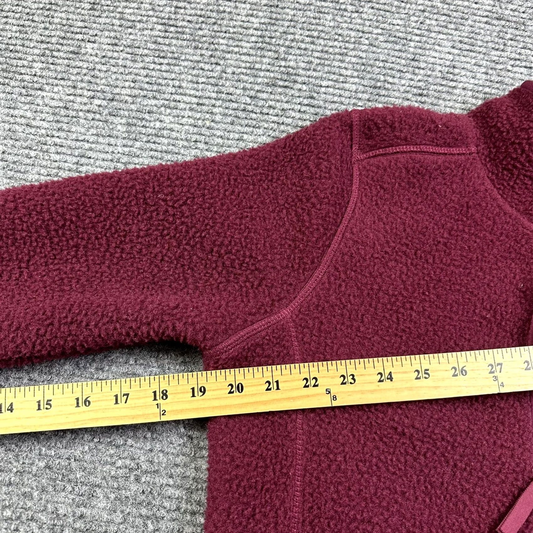 Avalanche VINTAGE Avalanche Fleece Jacket Women’s S 1/4 Zip Pullover With Pockets Purple/Burgundy Logo C Fleece Jacket Womens Size S / US 4 / IT 40 - 7 Thumbnail