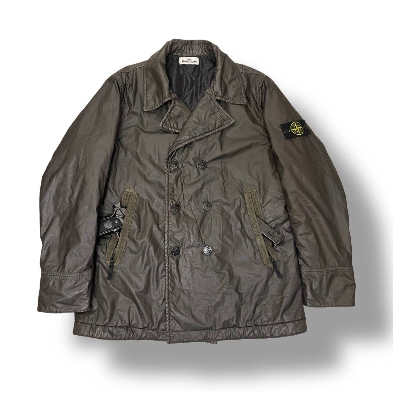 Stone Island Stone Island aw12 Mussola Gommata 30ANNI coat Size US XXL / EU 58 / 5 - 1 Thumbnail