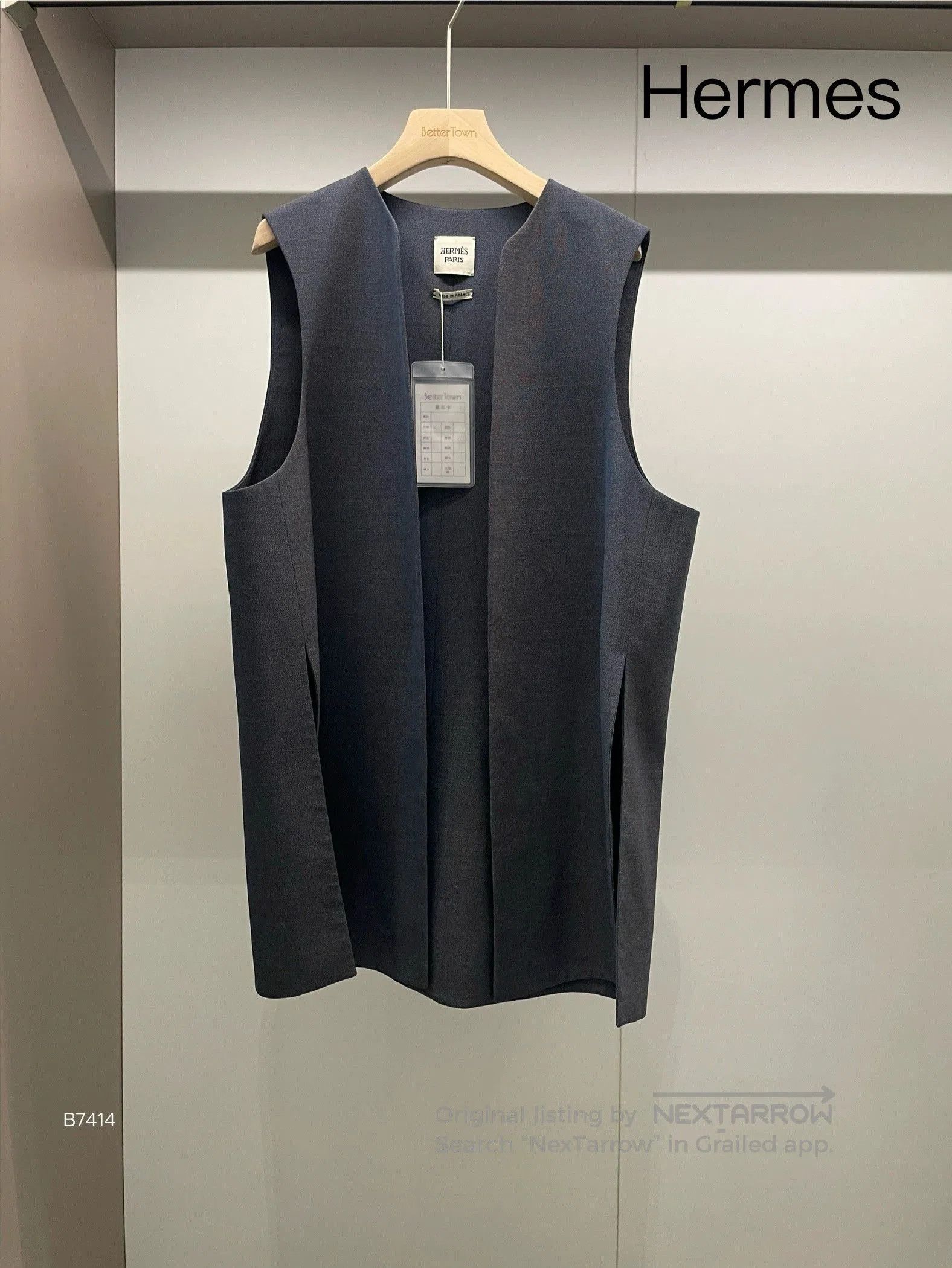 Hermes Hermes Dark Gray Vest Size 36. Size US XS / EU 42 / 0 - 1 Thumbnail