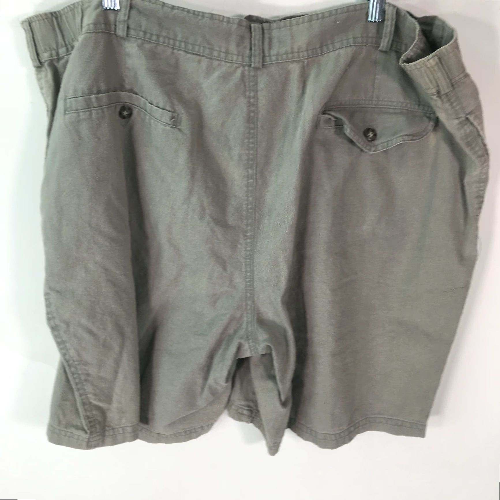 Bugle Boy Bugle Boy Company Shorts Mens Chino Flat Front Gray 42 Adult Stretch Classic Size US 42 / EU 58 - 2 Thumbnail