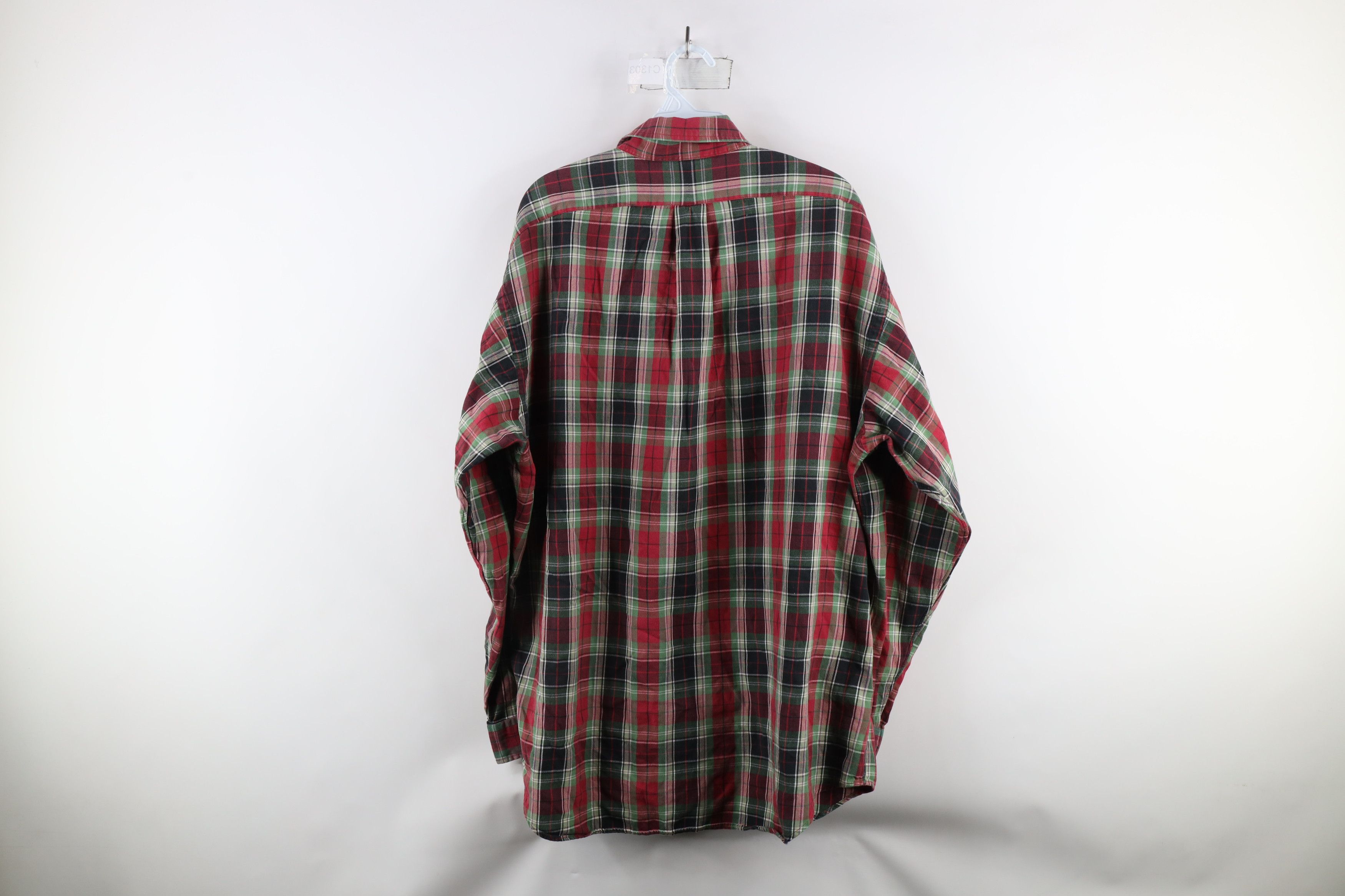 Ralph Lauren × Vintage Vintage 90s Ralph Lauren Collared Button Down Shirt Plaid Size US XL / EU 56 / 4 - 7 Thumbnail