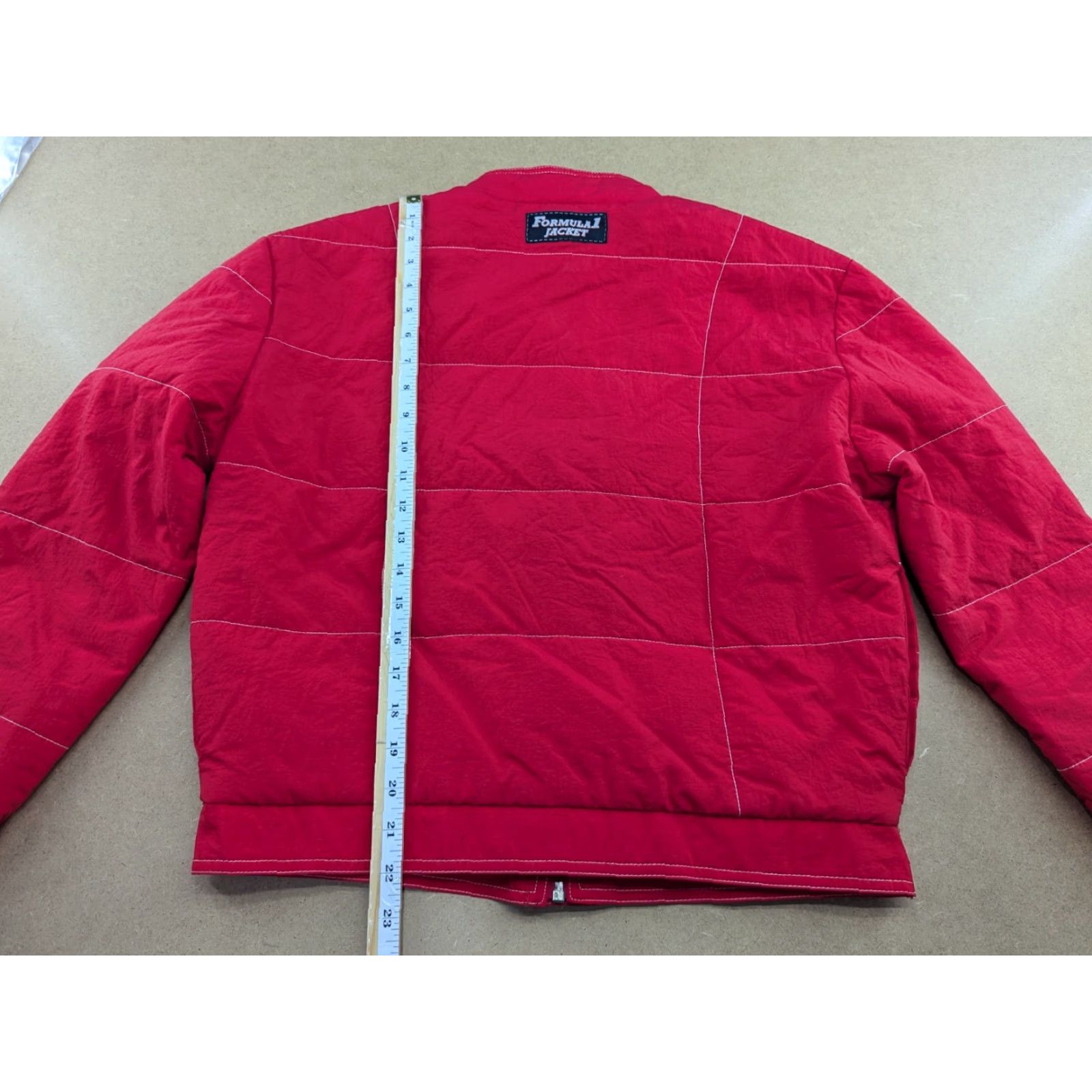 Vintage VINTAGE Parmalat F1 Racing Mens Jacket S Red Motorcycle Jacket Water Resistant Nylon Zip Fun? Size US S / EU 44-46 / 1 - 6 Thumbnail