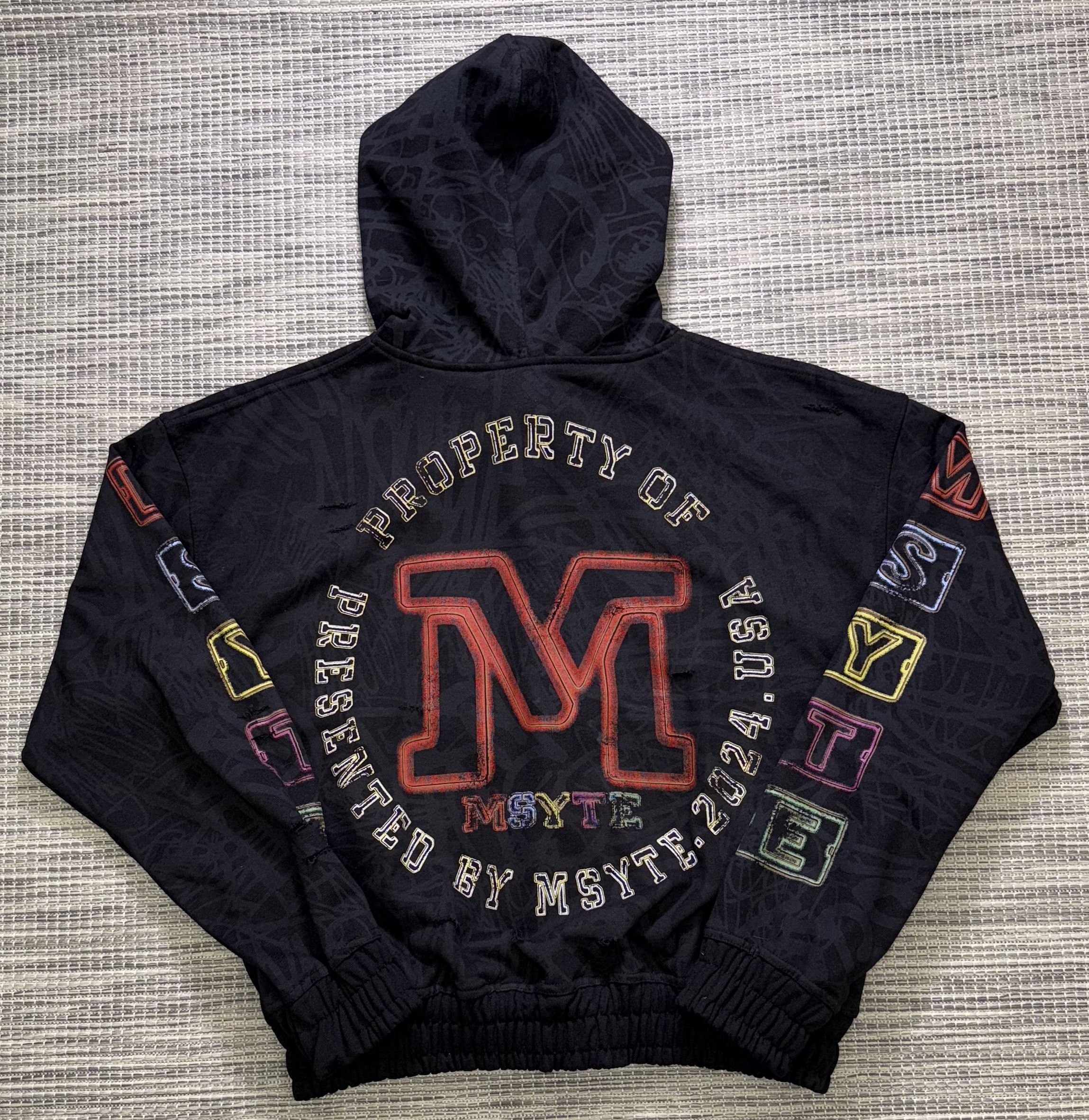 Other Msyte Black Graffiti Zip Size US XS / EU 42 / 0 - 2 Thumbnail