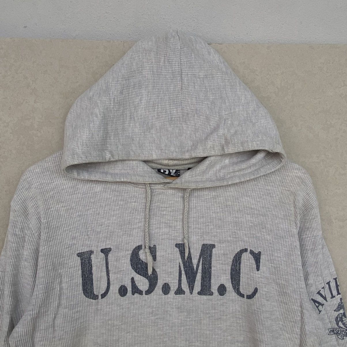 Other Vintage Avirex U.S.M.C Printed Hoodie Sweater Gray Size M Size US M / EU 48-50 / 2 - 4 Thumbnail