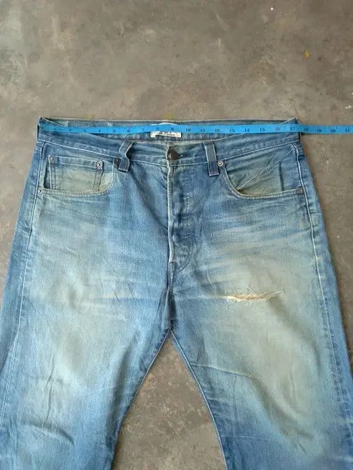 Levi's Vintage Levi's 501 Rusty Wash Distressed Jeans 34x30 Size US 34 / EU 50 - 5 Thumbnail