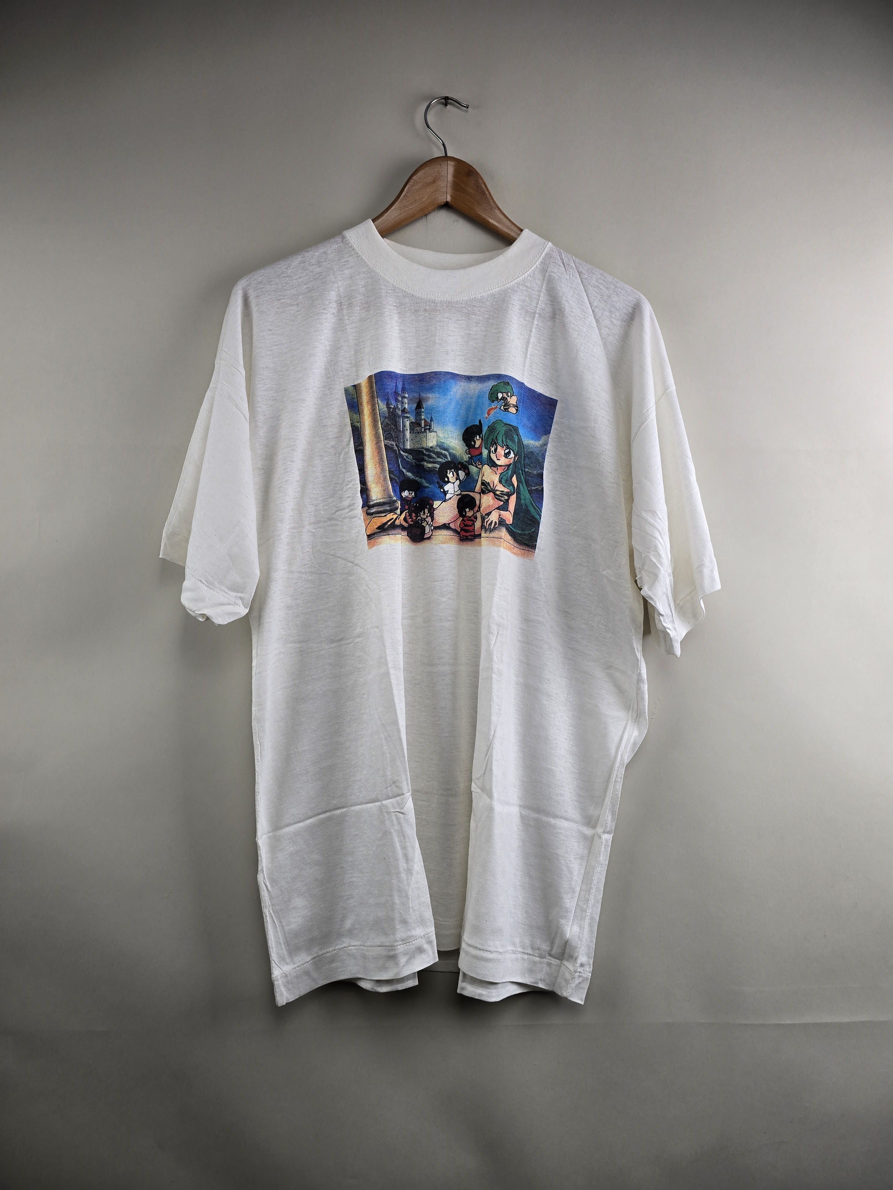 Anime × Band Tees × Vintage 90s Lum Urusei Yatsura 2XL 23.5" 30" Size US XL / EU 56 / 4 - 1 Thumbnail