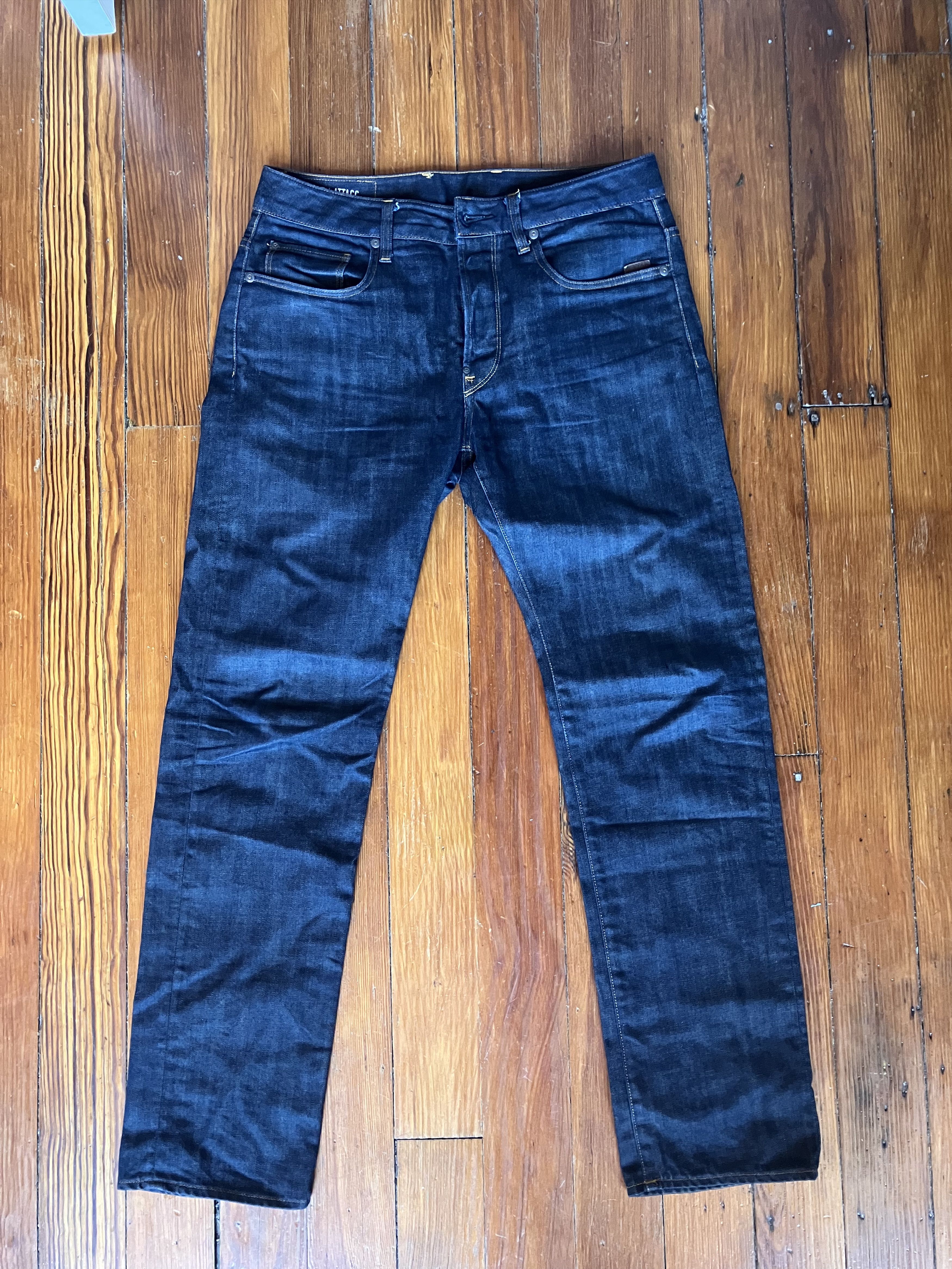 G-Star G-star Attacc Straight Denim Jeans Size US 32 / EU 48 - 1 Thumbnail
