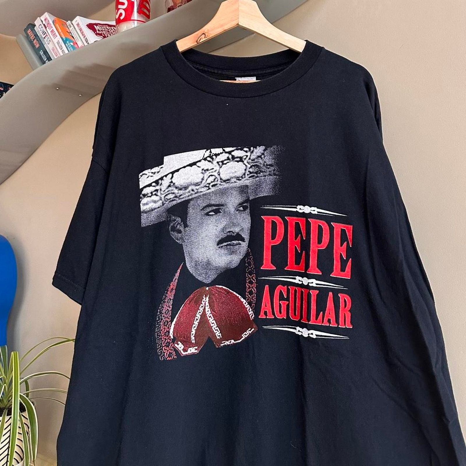 Band Tees × Mexicana × Vintage Vintage Pepe Aguilar Shirt Size US XL / EU 56 / 4 - 2 Thumbnail
