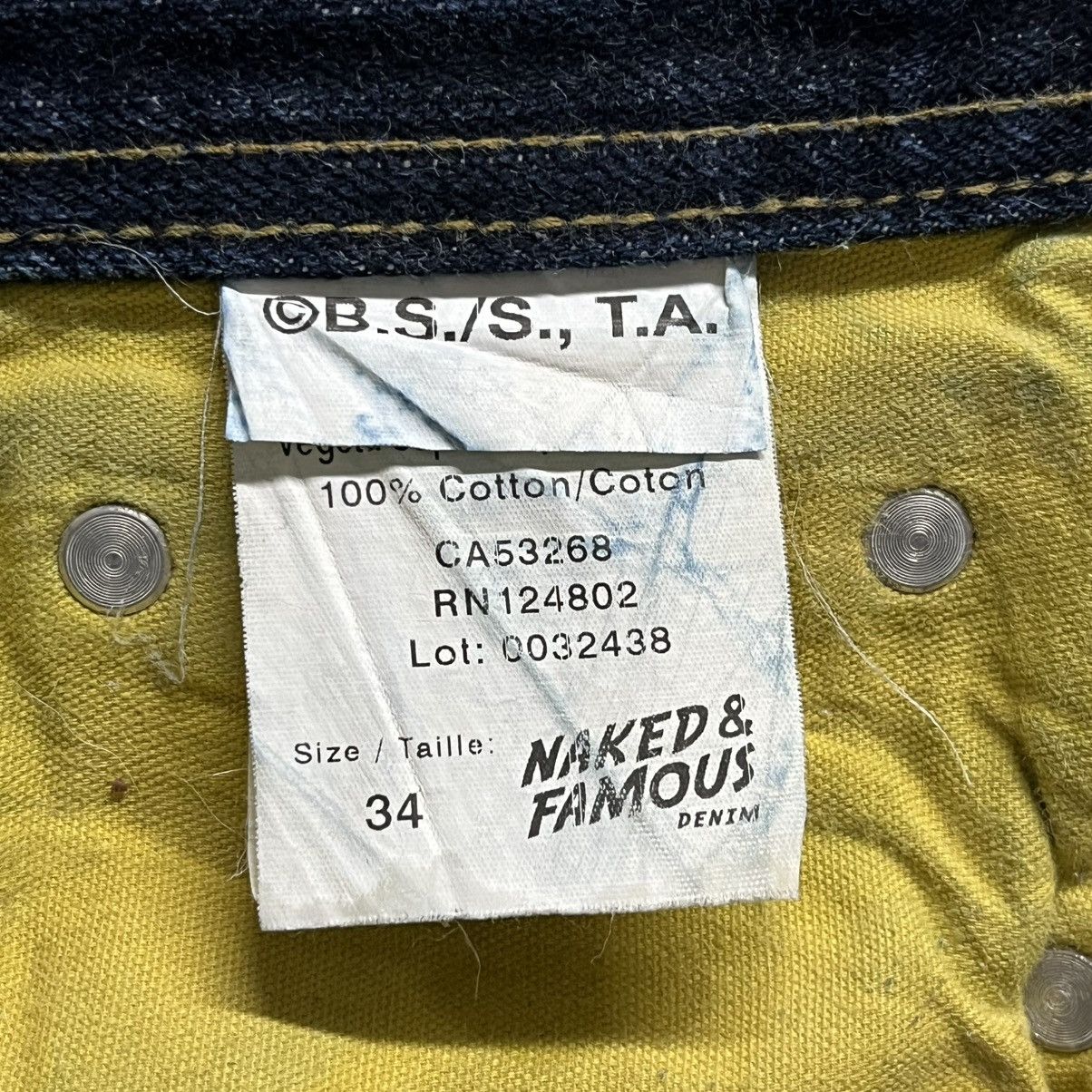 Naked & Famous Naked & Famous x Dragon Ball Z “Vegeta” Selvedge Denim Rare Size US 34 / EU 50 - 10 Thumbnail