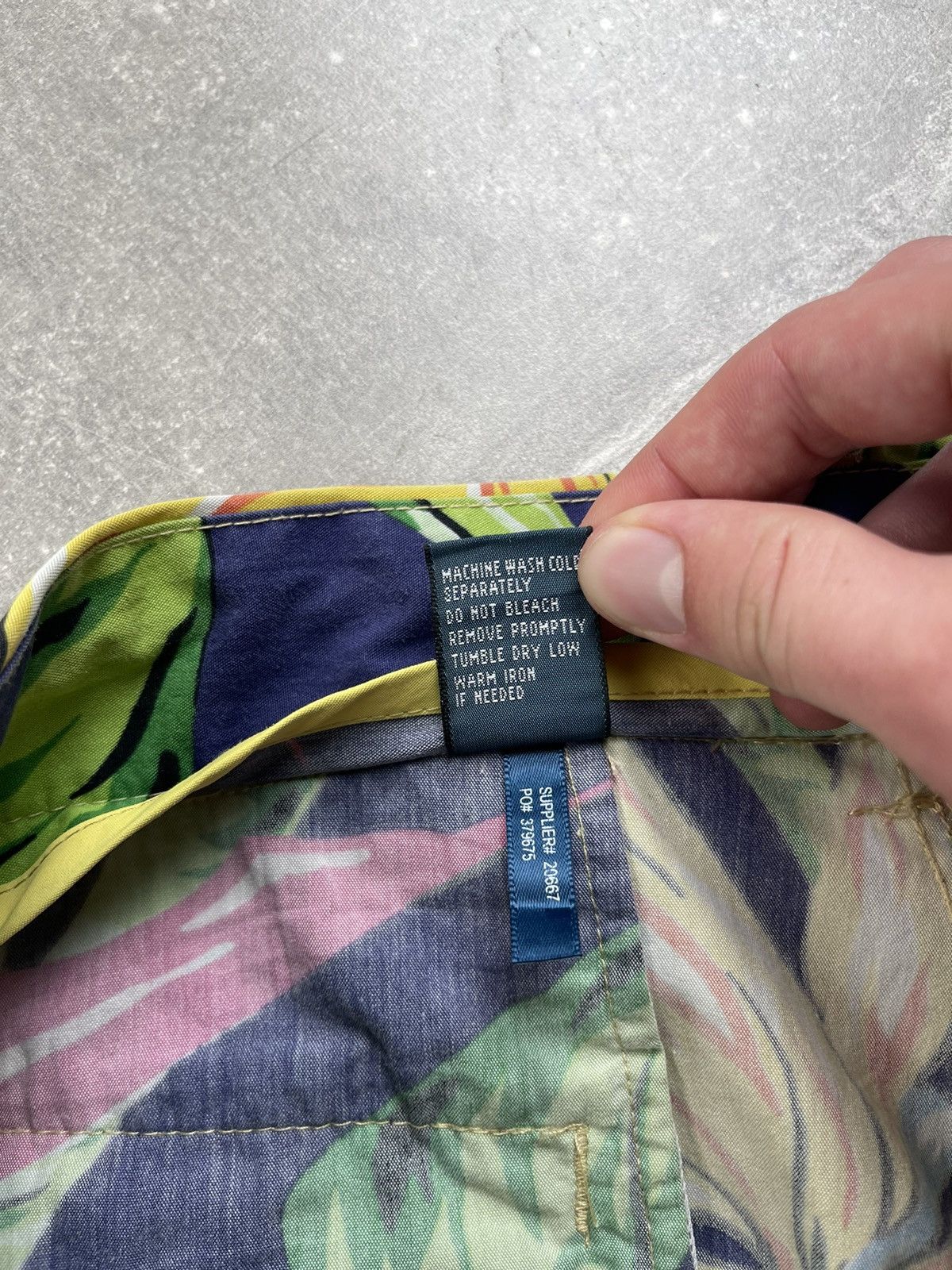 Polo Ralph Lauren × Vintage Polo Ralph Lauren Hawaiian Floral Shorts Talon Zip Size US 32 / EU 48 - 9 Thumbnail