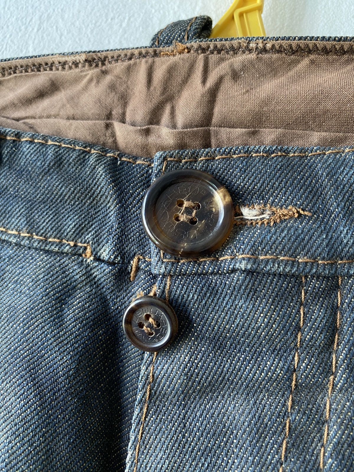 Dsquared2 Vintage Dsquared2 Waxed D2Lux Flare Denim Size US 29 - 14 Thumbnail