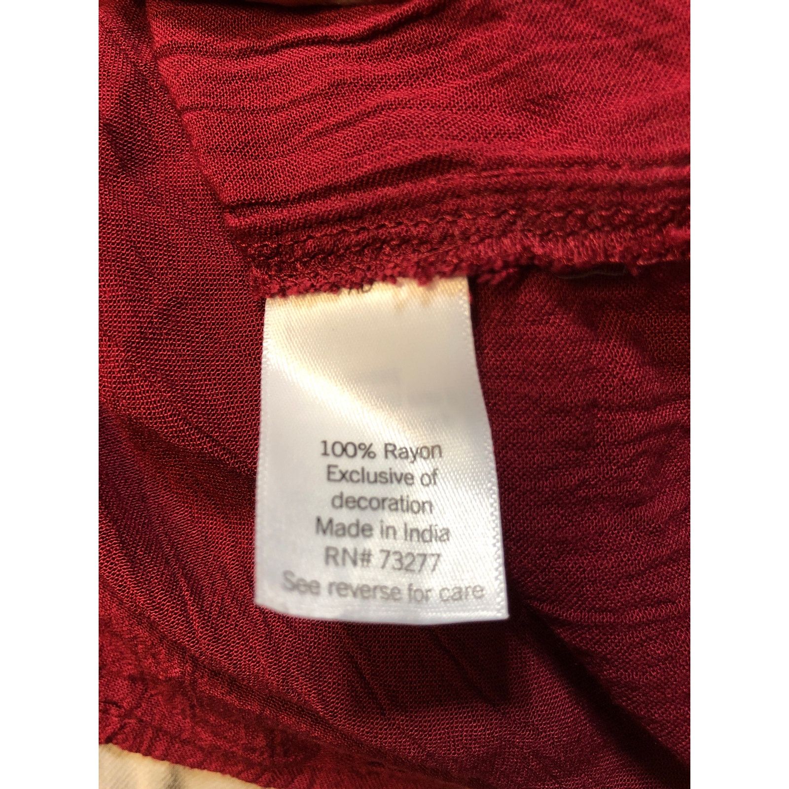 Sonoma Women's Sonoma Goods for Life Red Maturnity Shirt Size M / US 6-8 / IT 42-44 - 6 Thumbnail