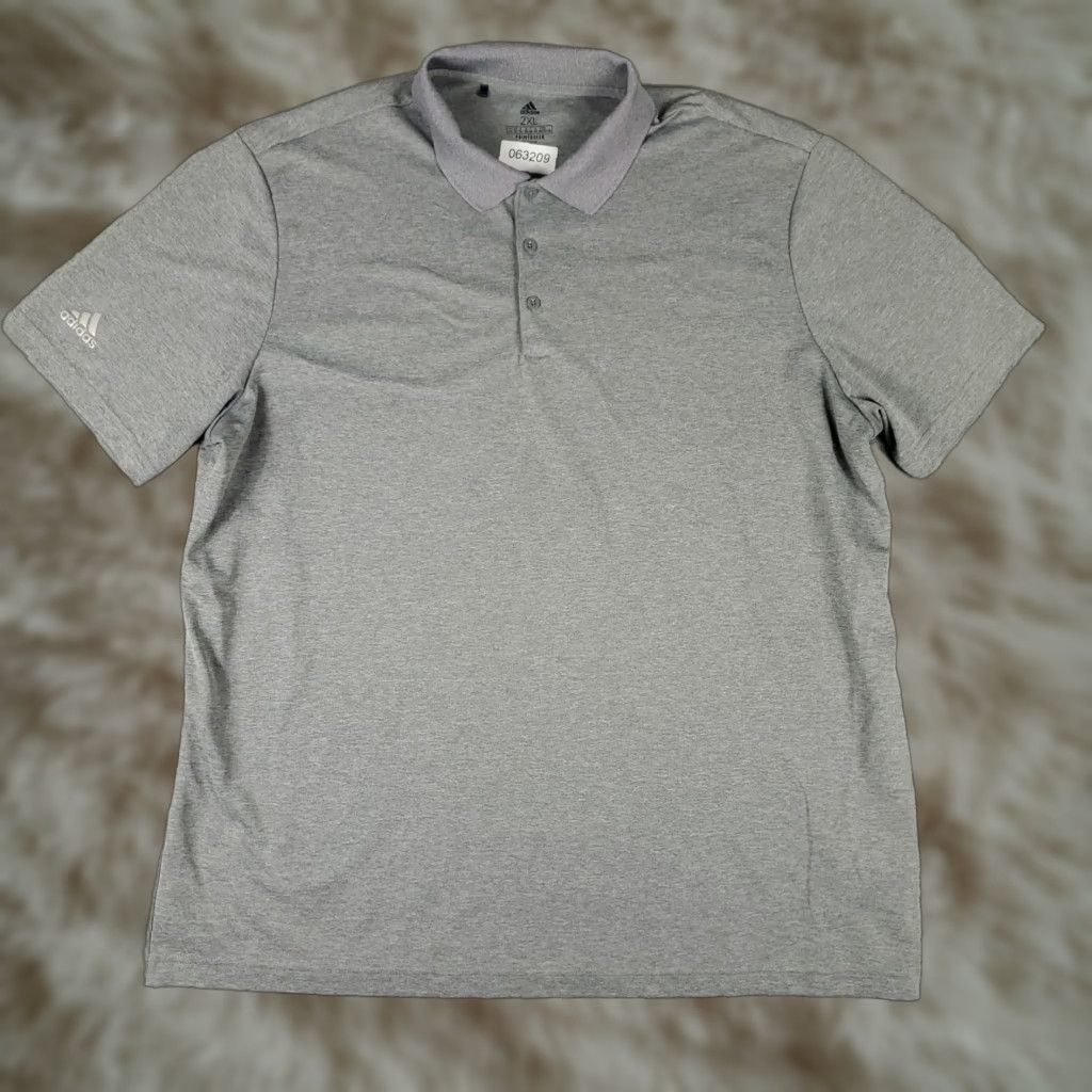 Adidas Adidas Polo Shirt Mens Size 2XL Gray Golf Casual Short Sleeve Polo Shirt Adidas Mens 2XL Gray Colorful Modern Classic Preppy American Sports Size US XXL / EU 58 / 5 - 1 Thumbnail