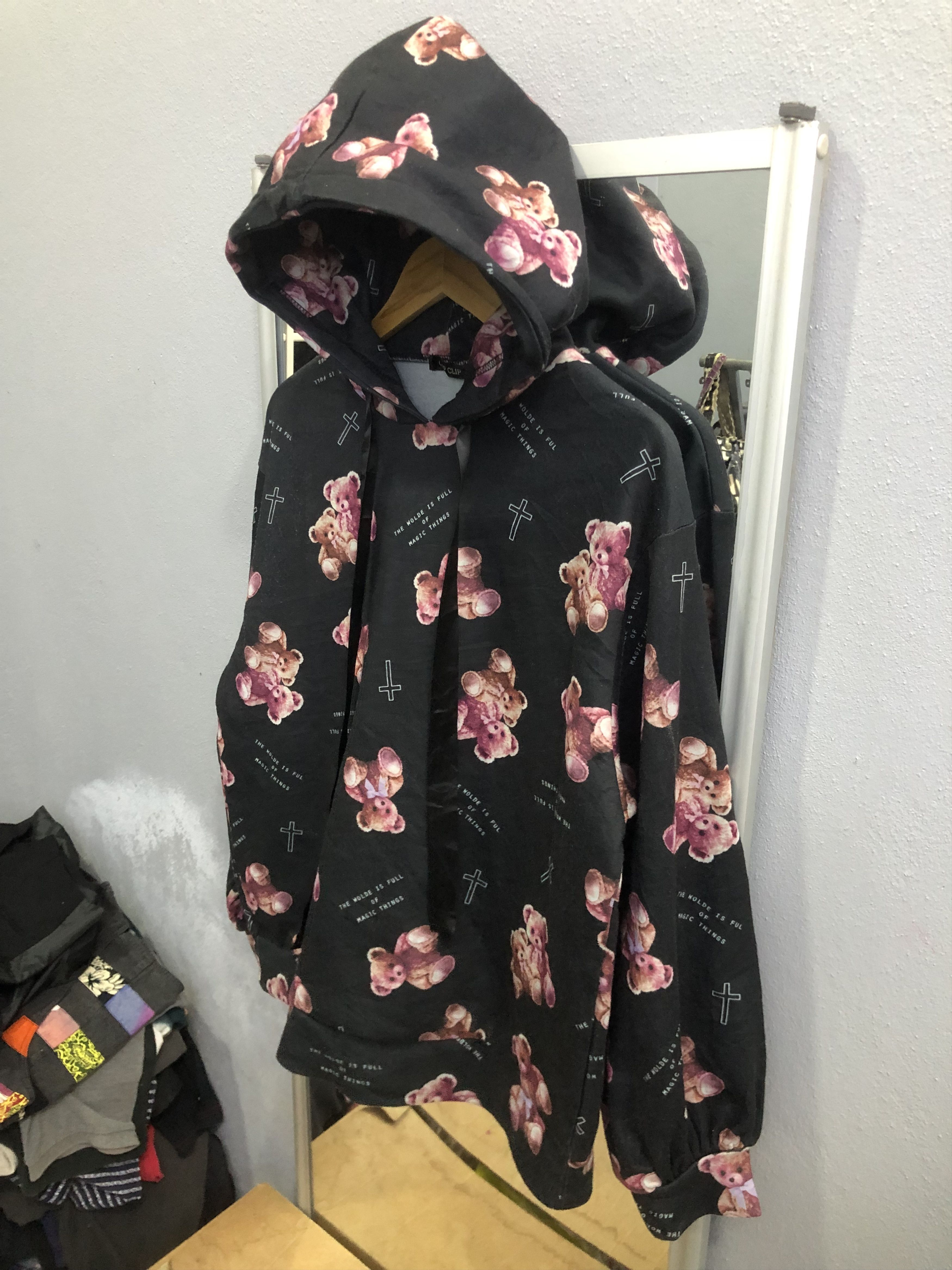 Japanese Brand Chip Clip Teddy Bear All Over Print Hoodie Japan Size M / US 6-8 / IT 42-44 - 9 Thumbnail