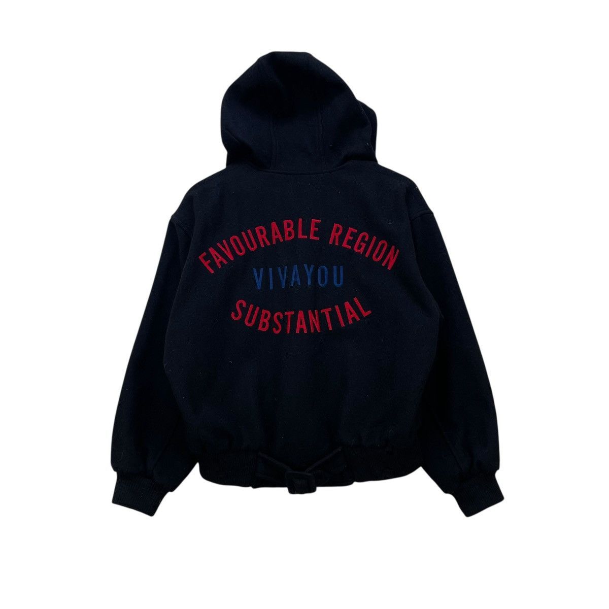 45rpm 💥Vivayou Embroidery Logo Bomber Zip Up Hooded Jacket Size US M / EU 48-50 / 2 - 1 Thumbnail
