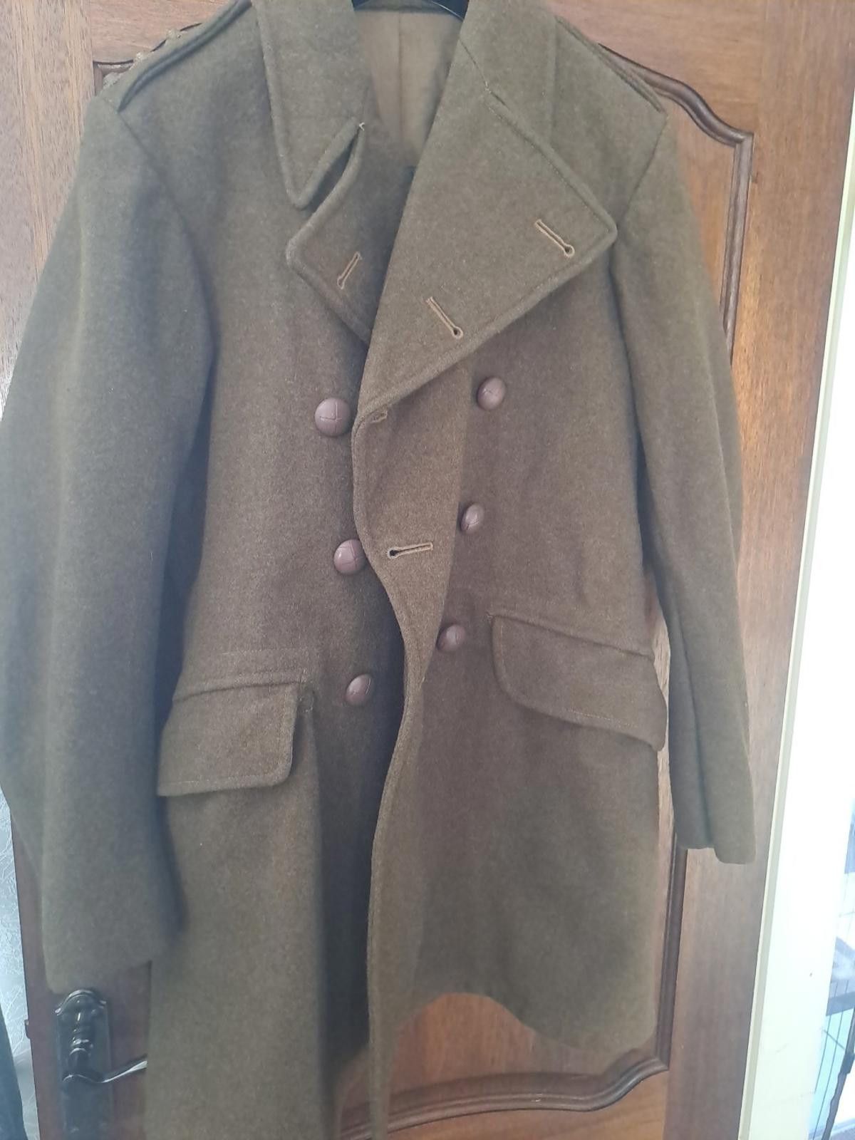 Other British Army Pattern Dismounted Greatcoat 1951 Medium Size US M / EU 48-50 / 2 - 9 Thumbnail