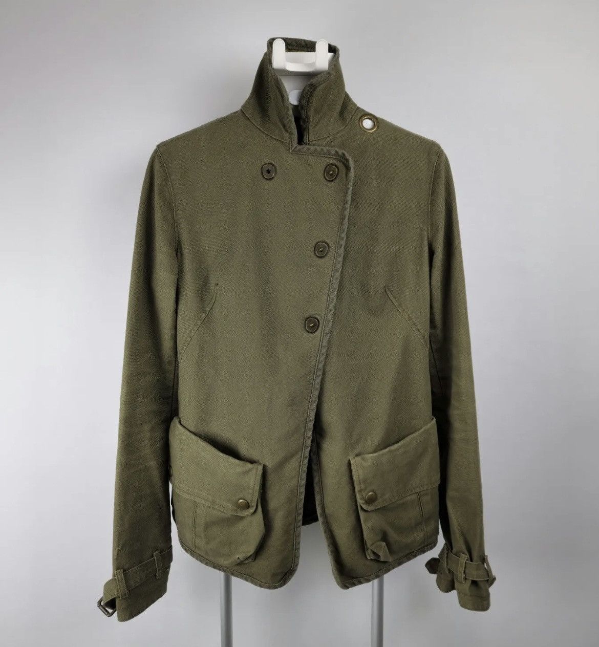 image of Le Grande Bleu L G B Lgb Military Jacket in Army Green, Men's (Size Small)
