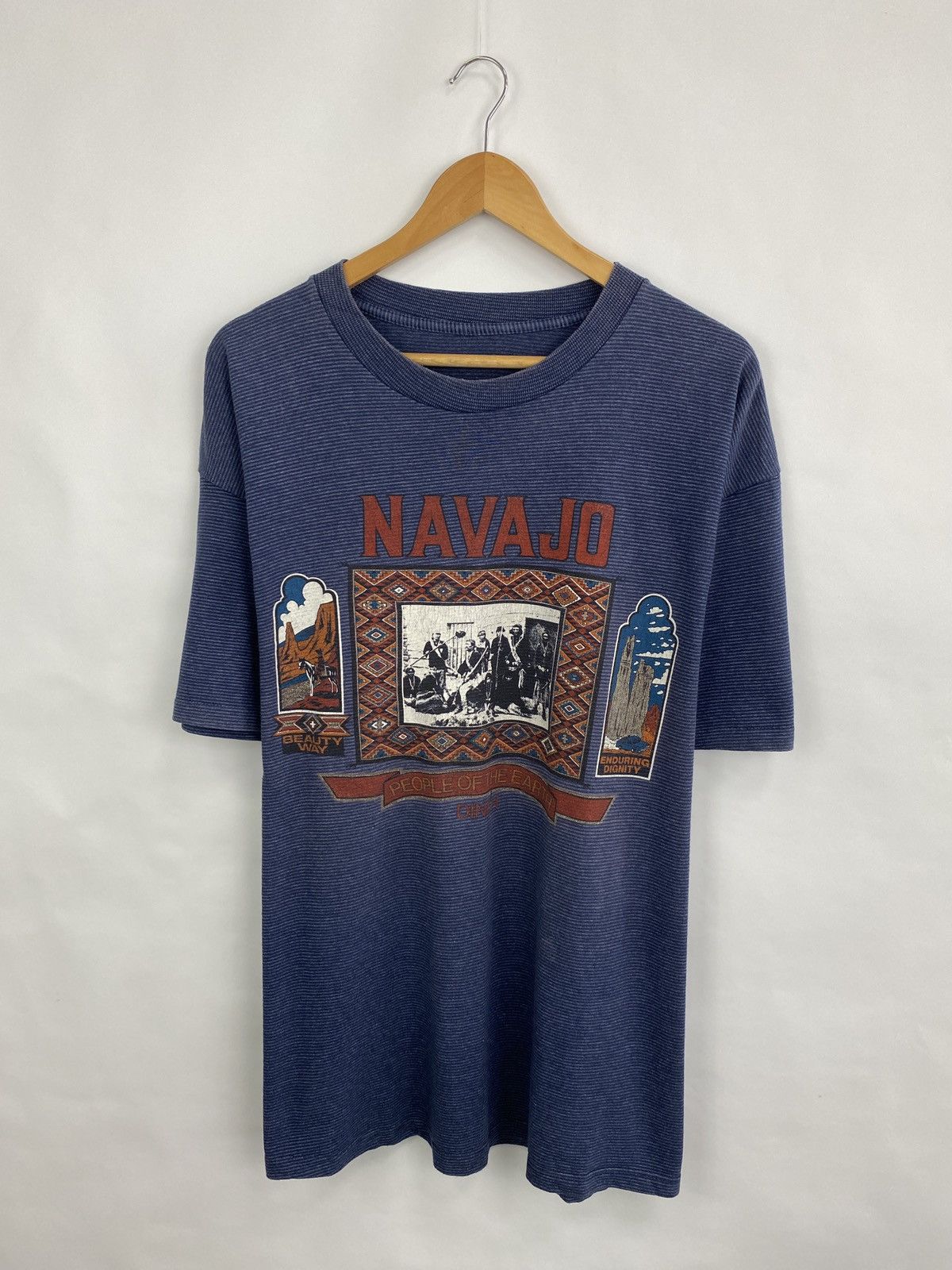 Native 🇺🇸 Vintage 90s Navajo Indian people NATIVE AMERICAN SELFPHOTO Size US XL / EU 56 / 4 - 3 Thumbnail