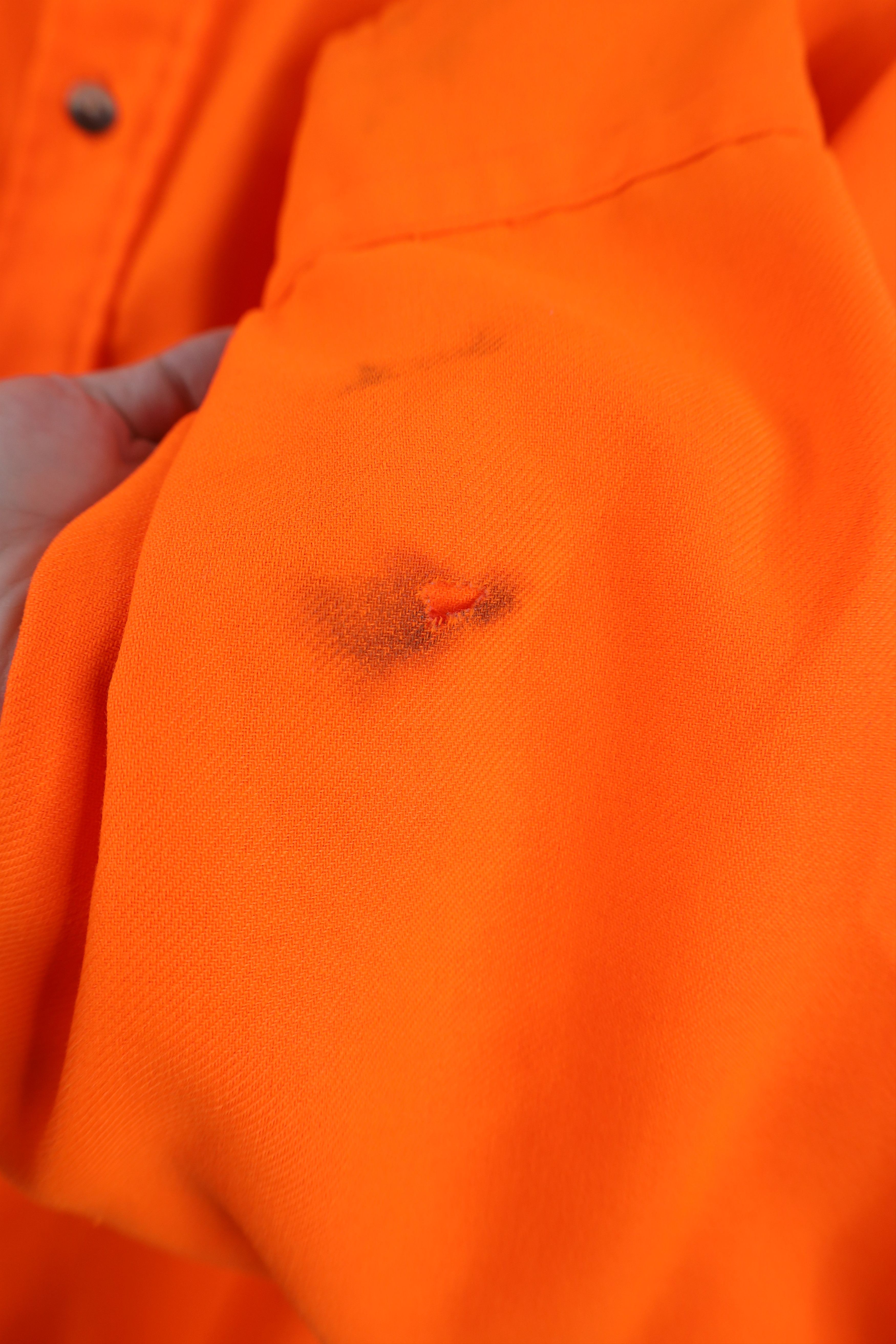 Cabelas Vintage 90s Cabelas Collared Button Shirt Blaze Orange USA Size US XXL / EU 58 / 5 - 9 Thumbnail