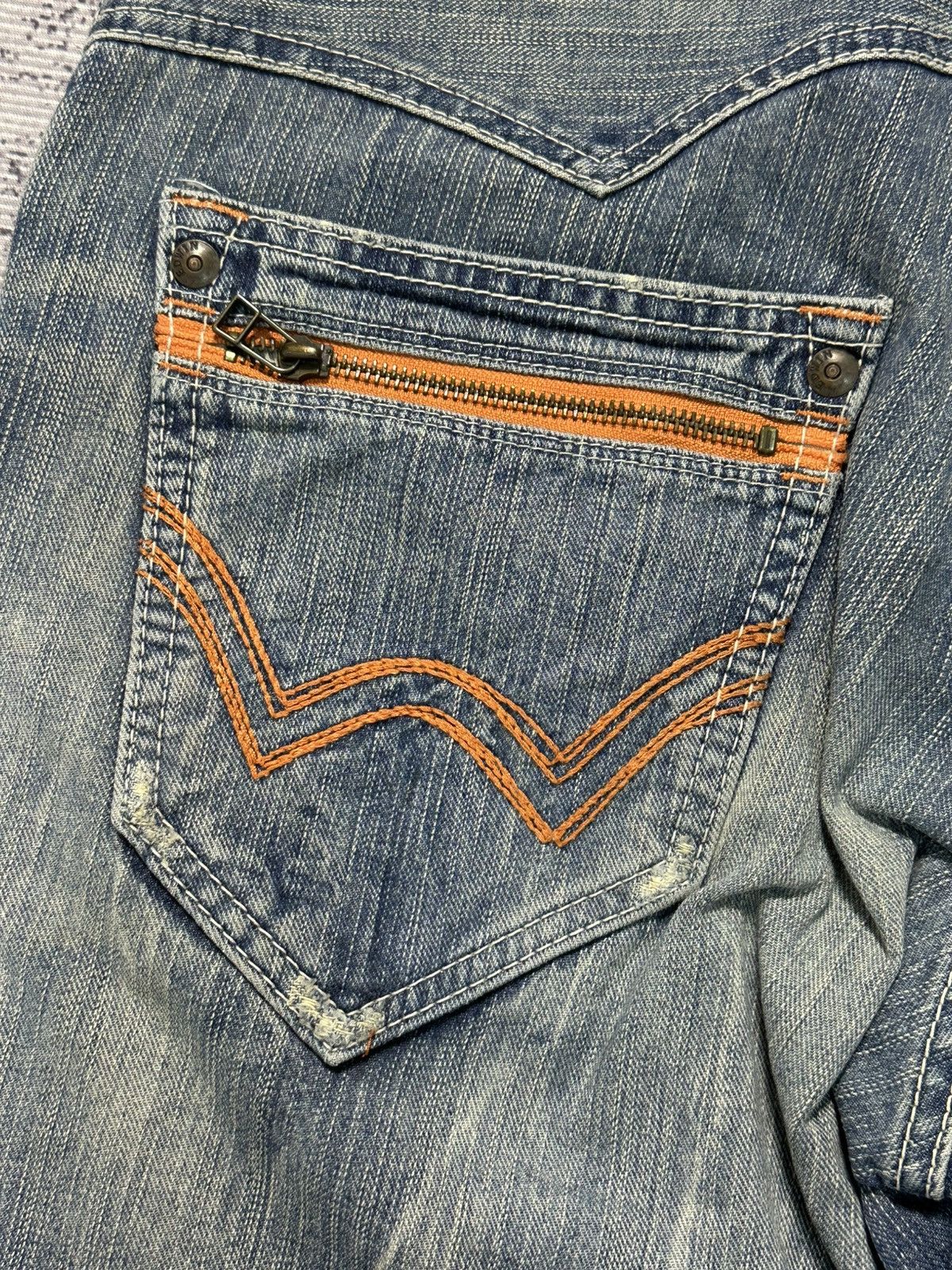 Undercover × Uniqlo Edwin 424XVS Flare Washed Denim Size US 32 / EU 48 - 14 Thumbnail