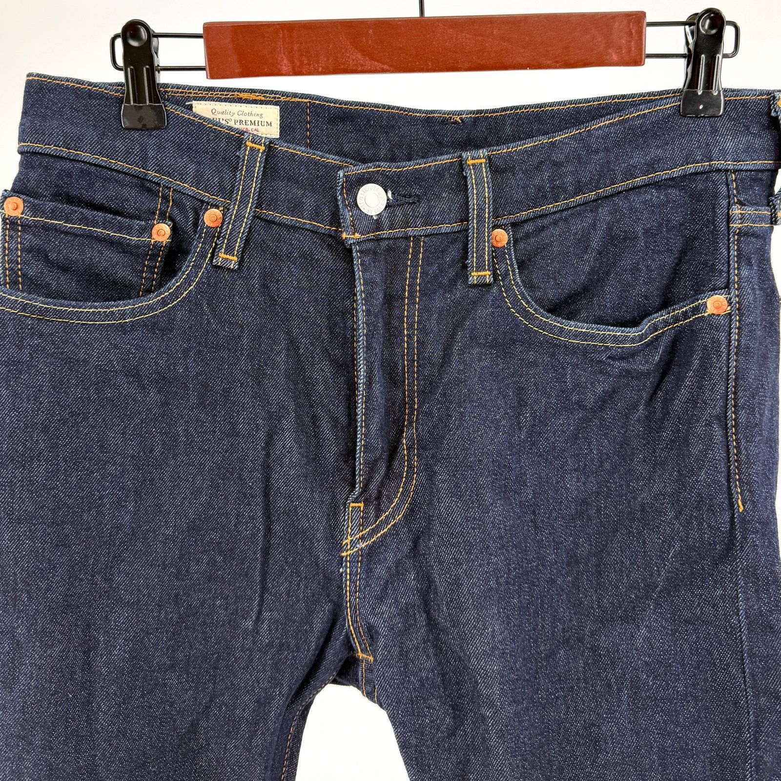 Levi's Levi’s Premium Dark Blue 510 Skinny Fit Jeans Size US 31 - 2 Thumbnail