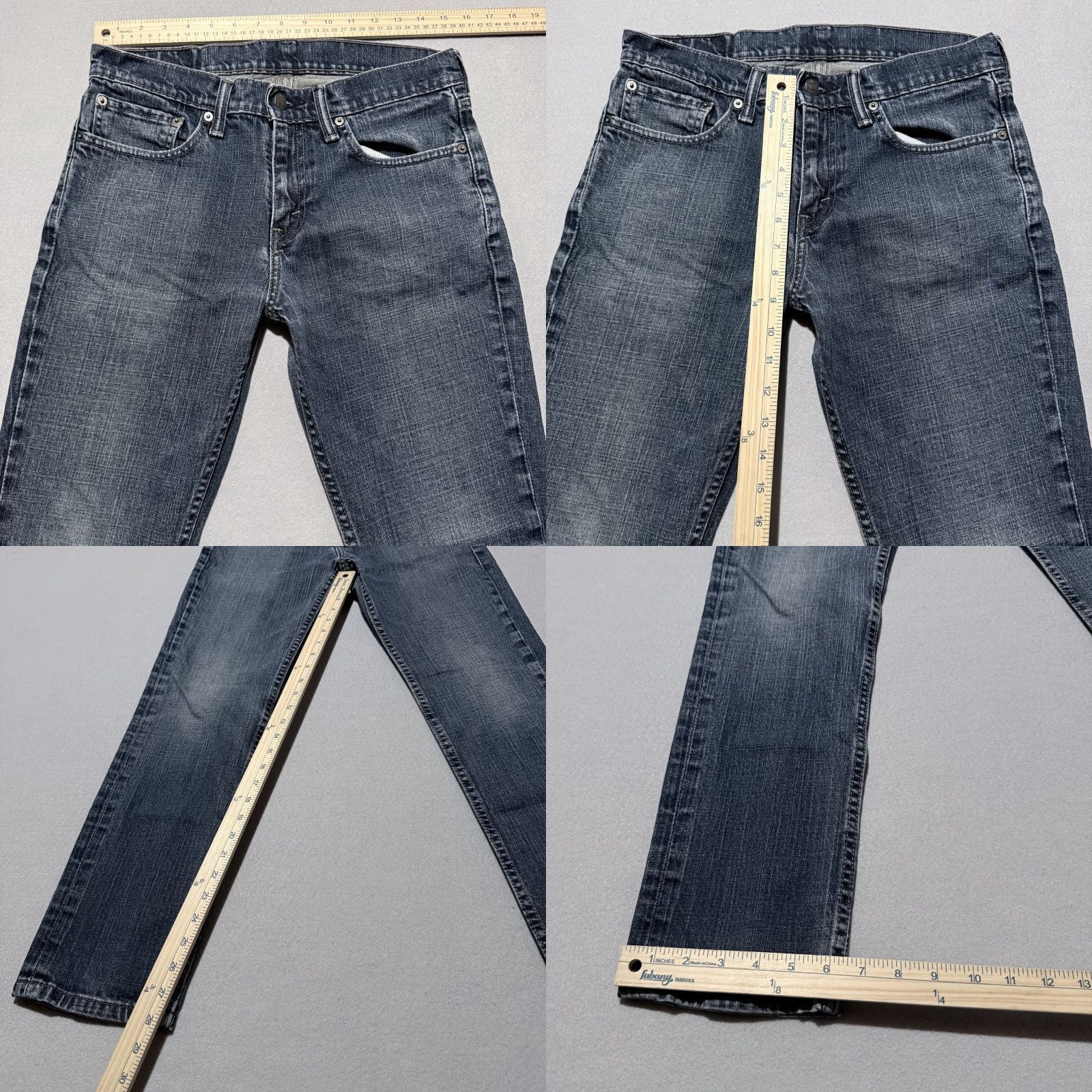 Levi's Levi's 511 Jeans Men Blue Denim Pockets Zip Fly Slim Straight 31x30 XS? No size type: 31x30 but keep 31x30 Size US 31 - 9 Thumbnail