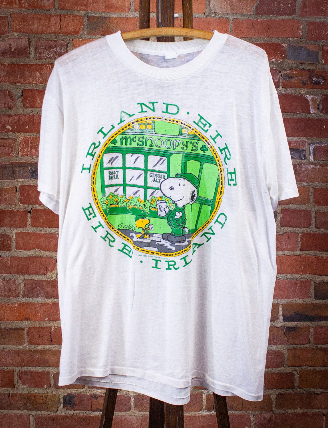 Vintage Mc Snoopy's Ireland Graphic T Shirt 80s