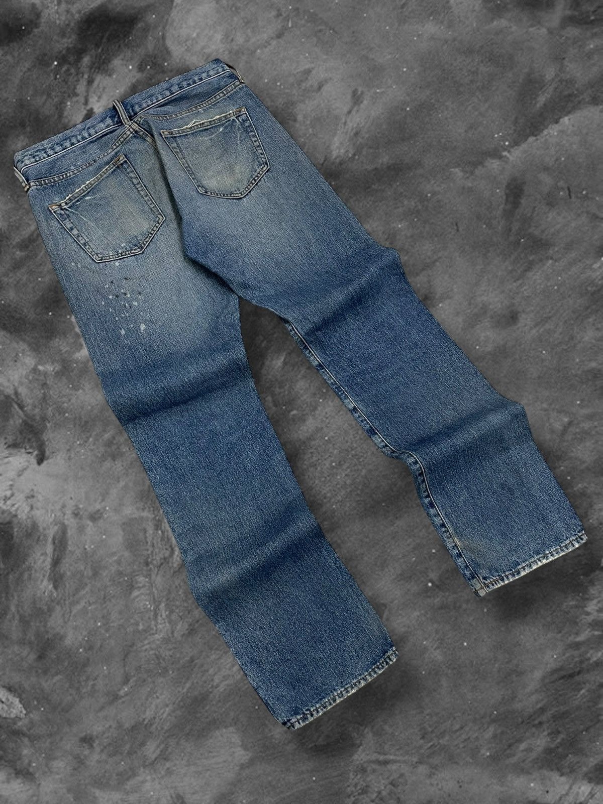 Japanese Brand Vintage 90s Designer Japan In The Attic Splash Grunge Denim Size US 30 / EU 46 - 10 Thumbnail
