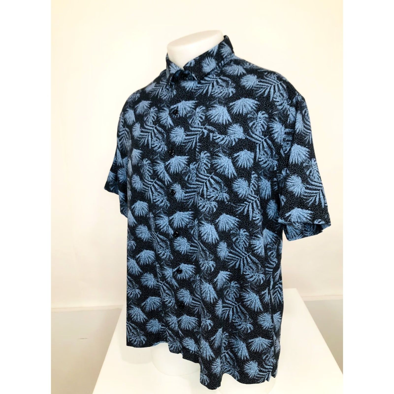 Nat Nast NAT NAST Silk Blend Floral Mens L Hawaiian Aloha Shirt Size US L / EU 52-54 / 3 - 3 Thumbnail